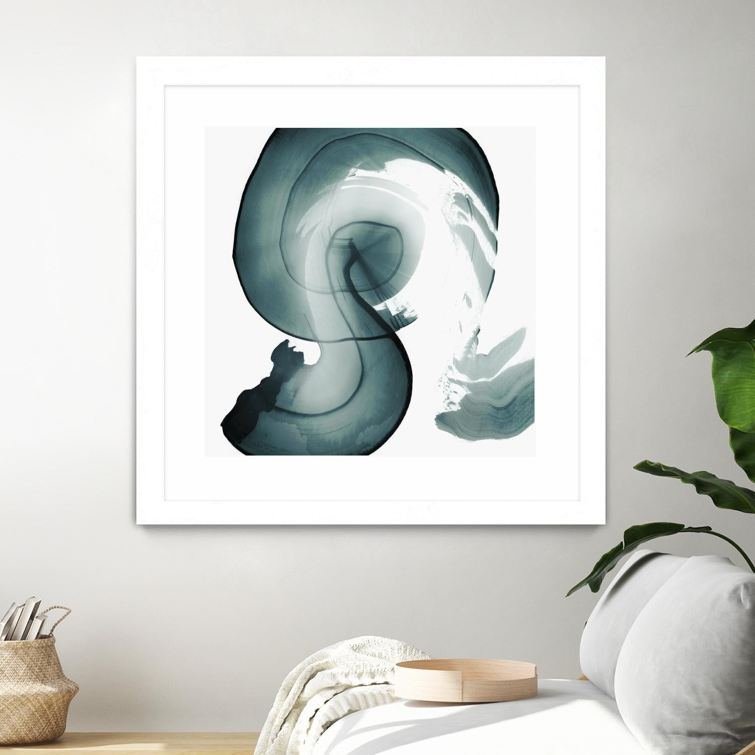 Swirl IV by PI Studio on GIANT ART - white abstract
