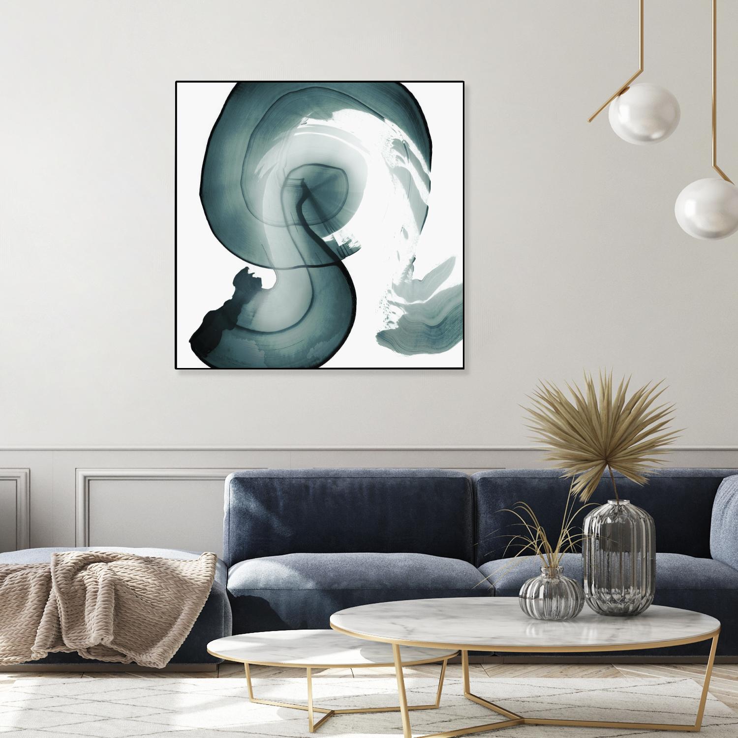 Swirl IV by PI Studio on GIANT ART - white abstract