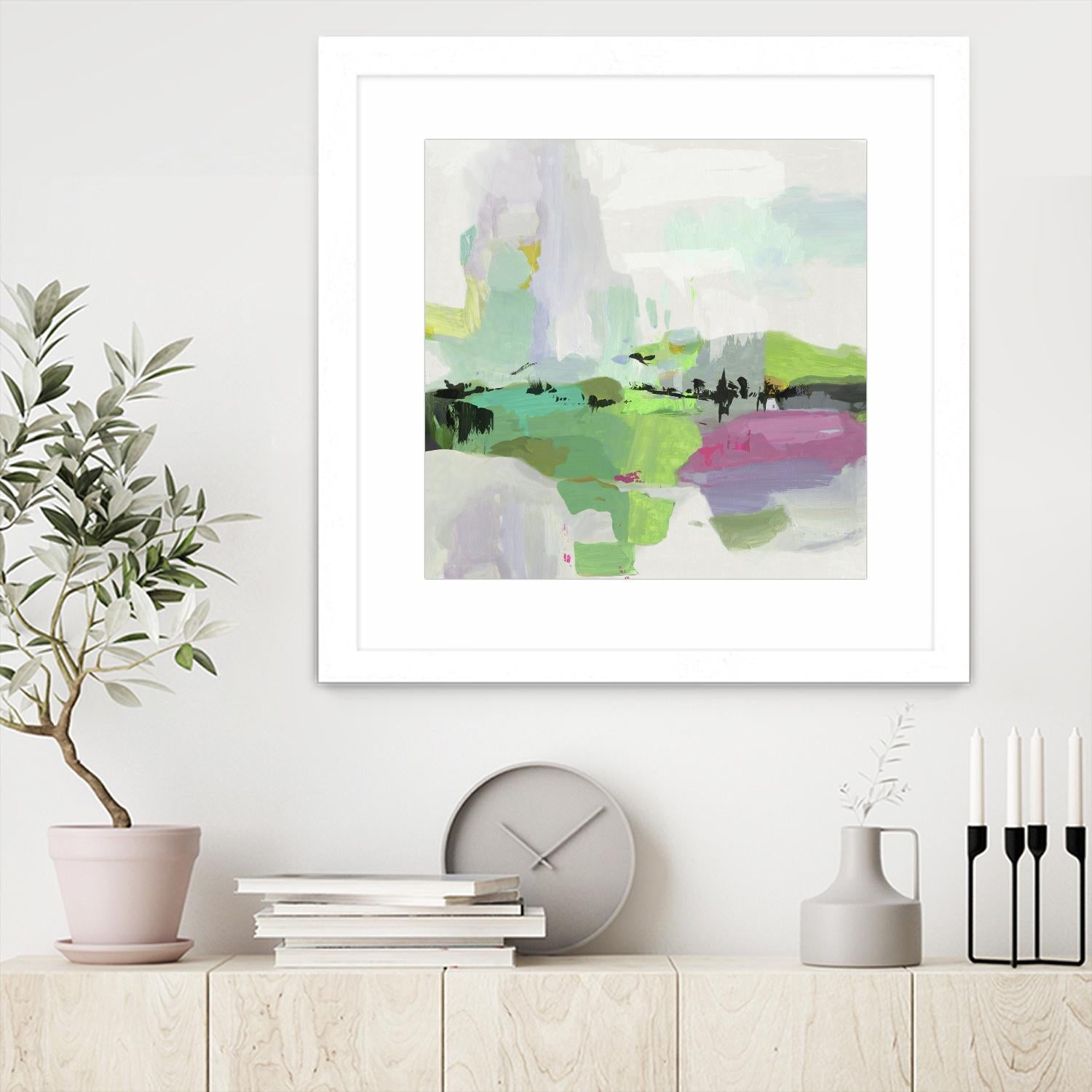 Abby Road by PI Studio on GIANT ART - green abstract