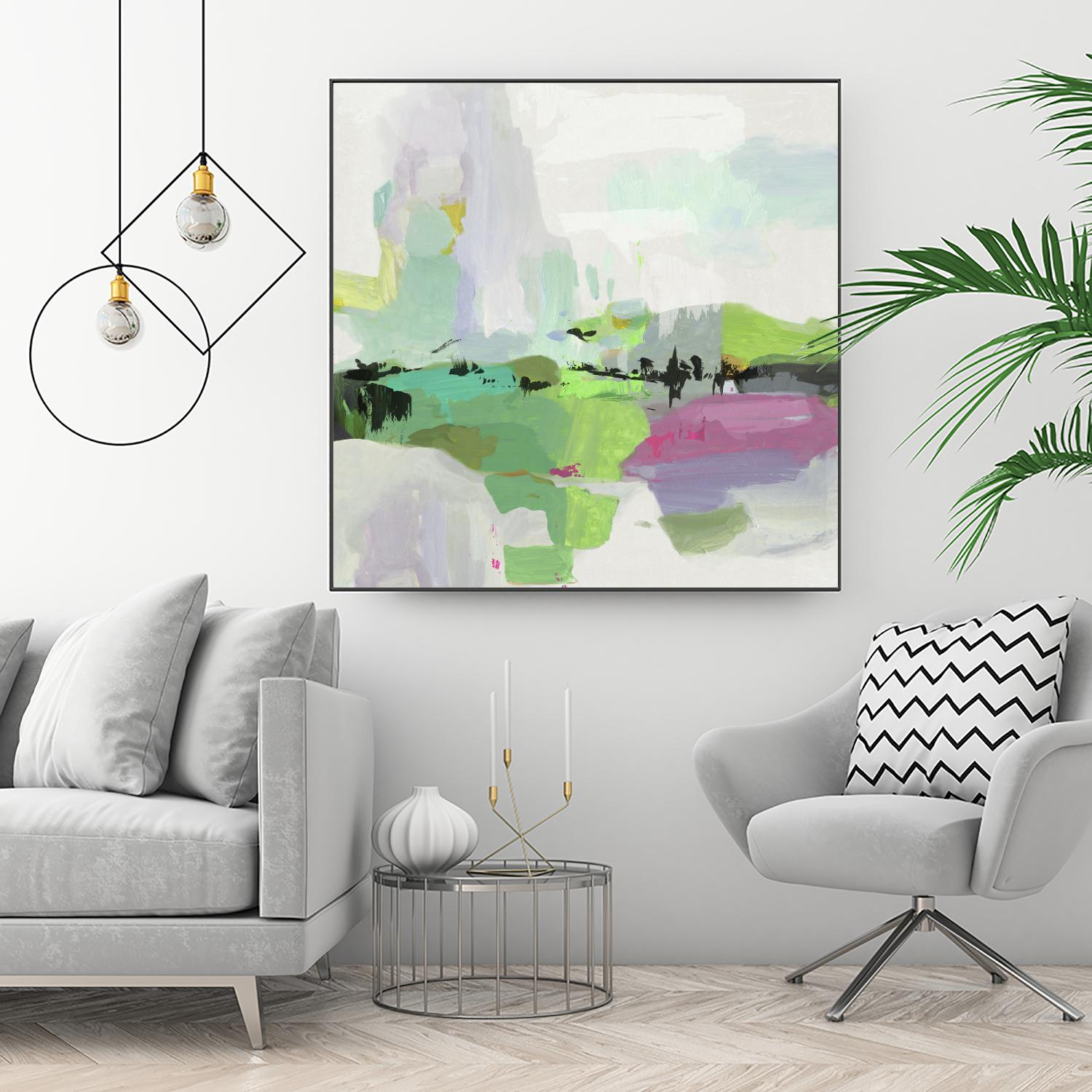 Abby Road by PI Studio on GIANT ART - green abstract