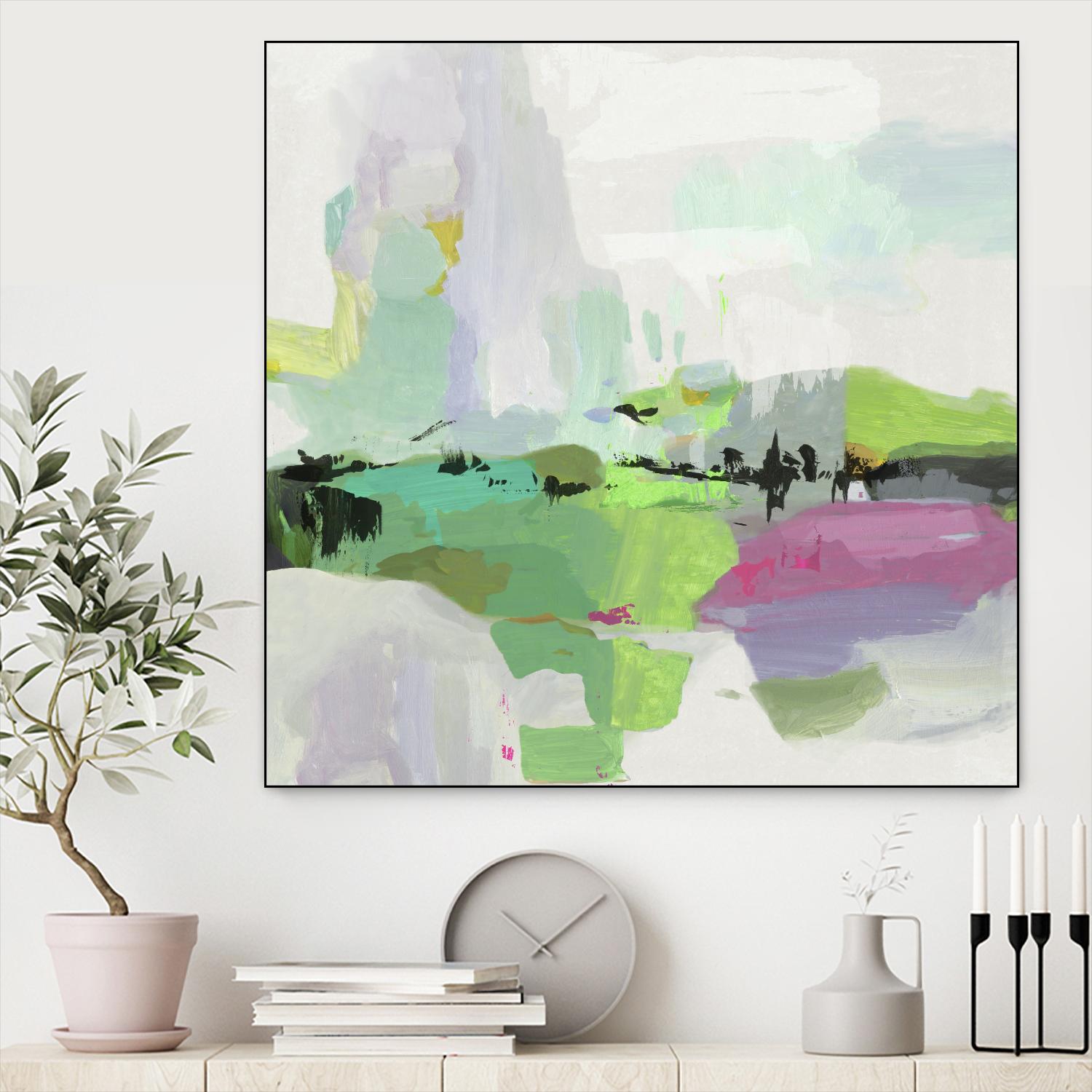 Abby Road by PI Studio on GIANT ART - green abstract