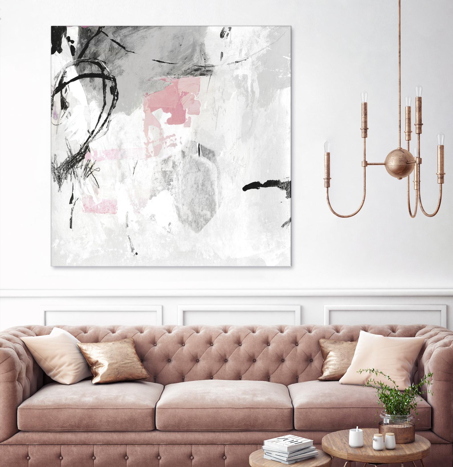 Gray Pink I by PI Studio on GIANT ART - white abstract