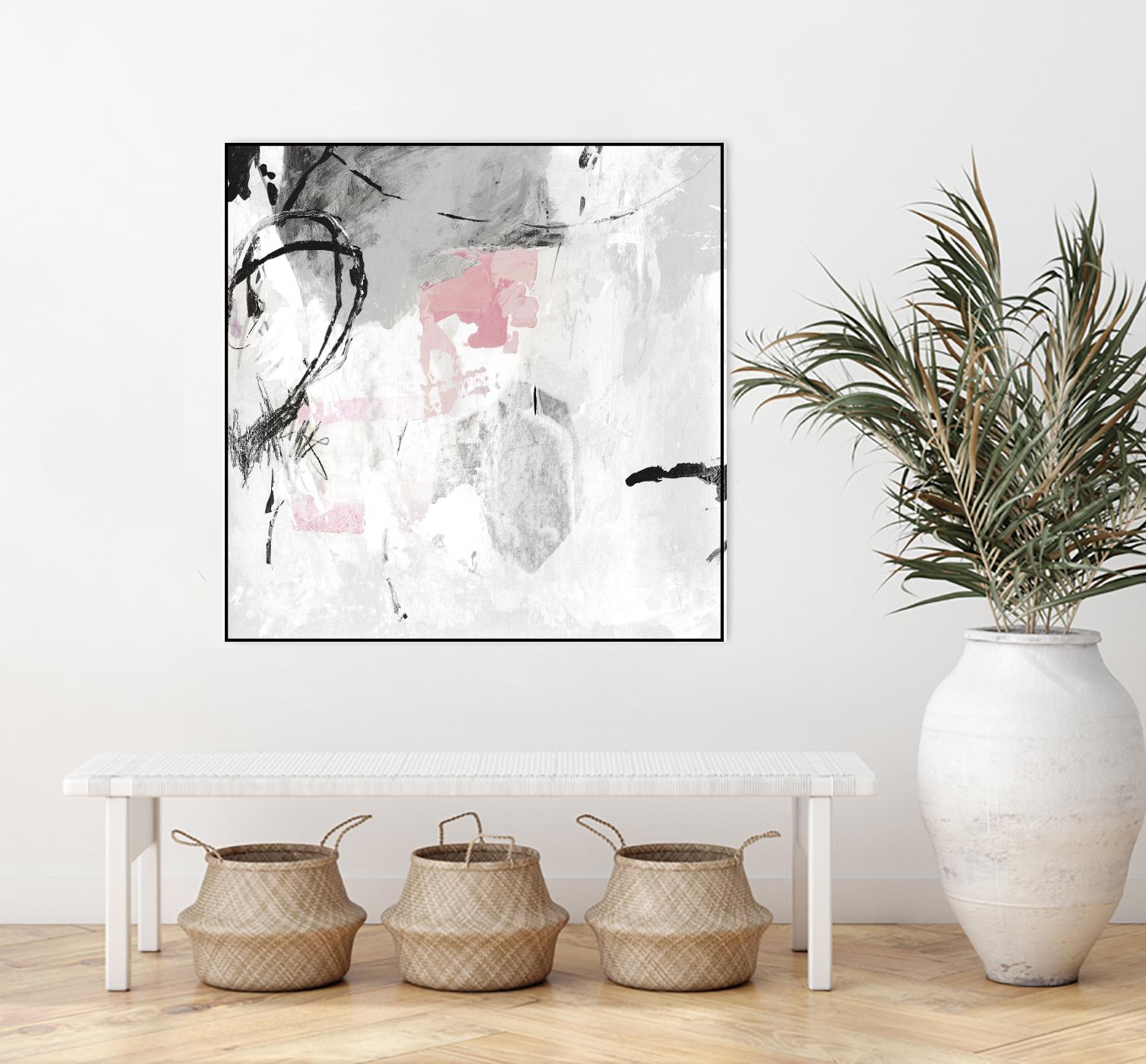 Gray Pink I by PI Studio on GIANT ART - white abstract