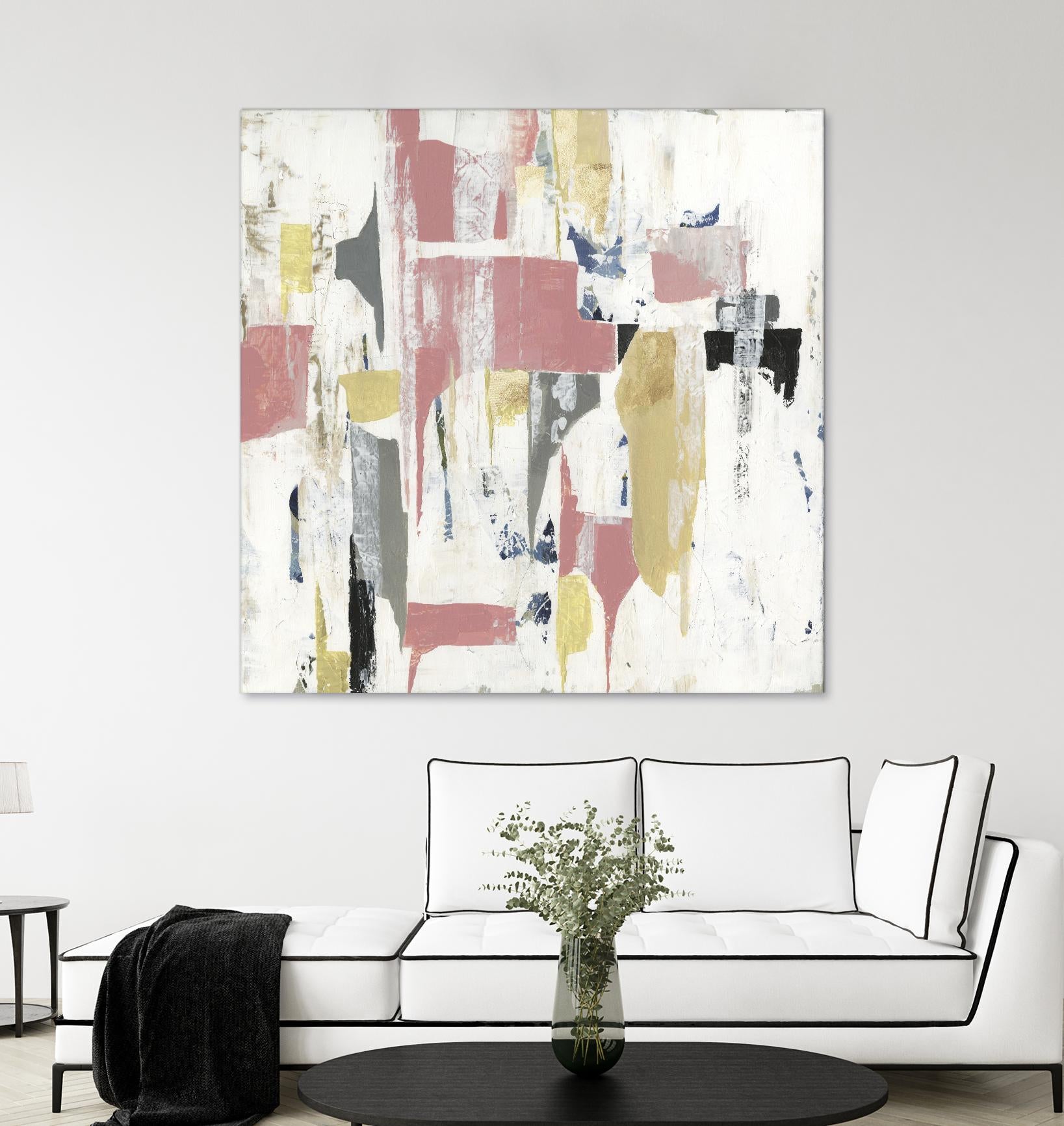 Mid Century by PI Studio on GIANT ART - yellow abstract