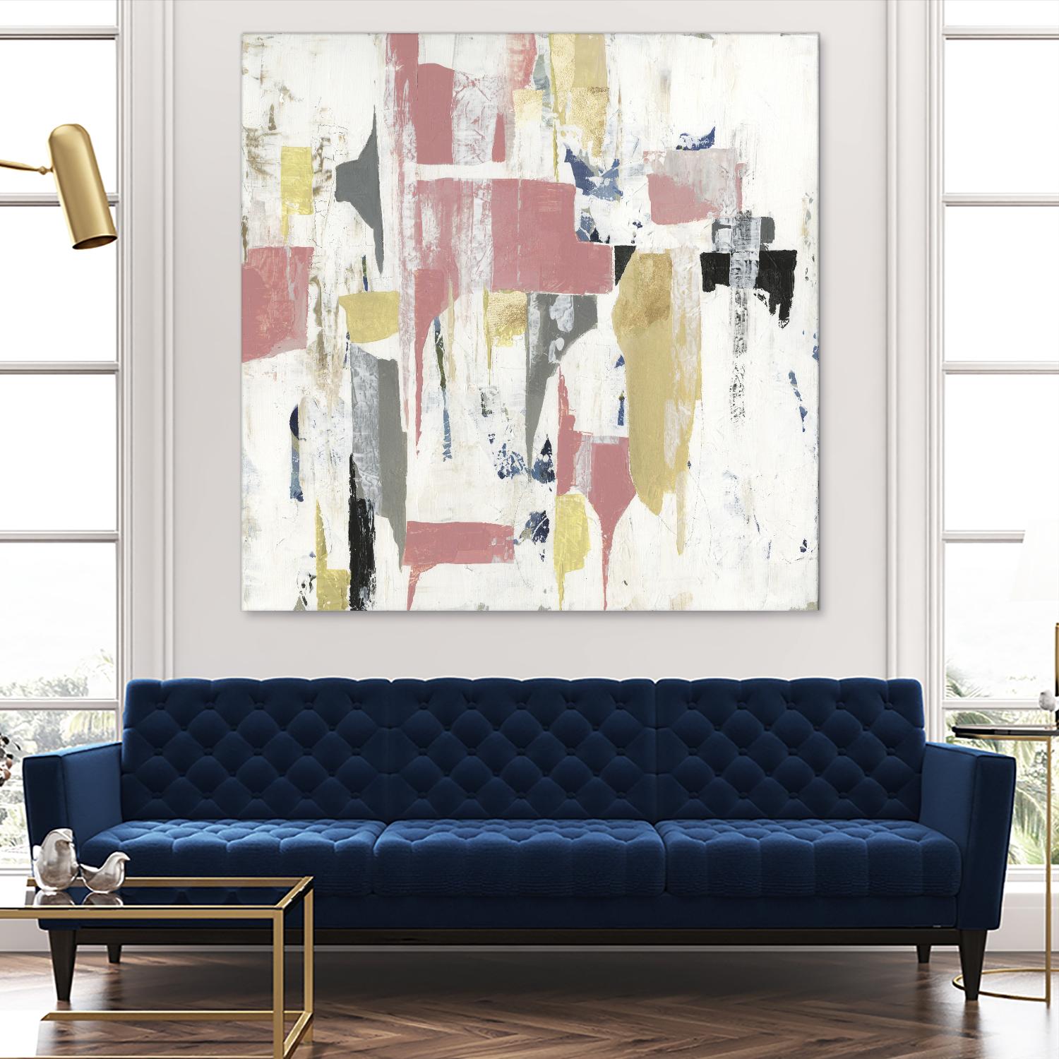 Mid Century by PI Studio on GIANT ART - yellow abstract