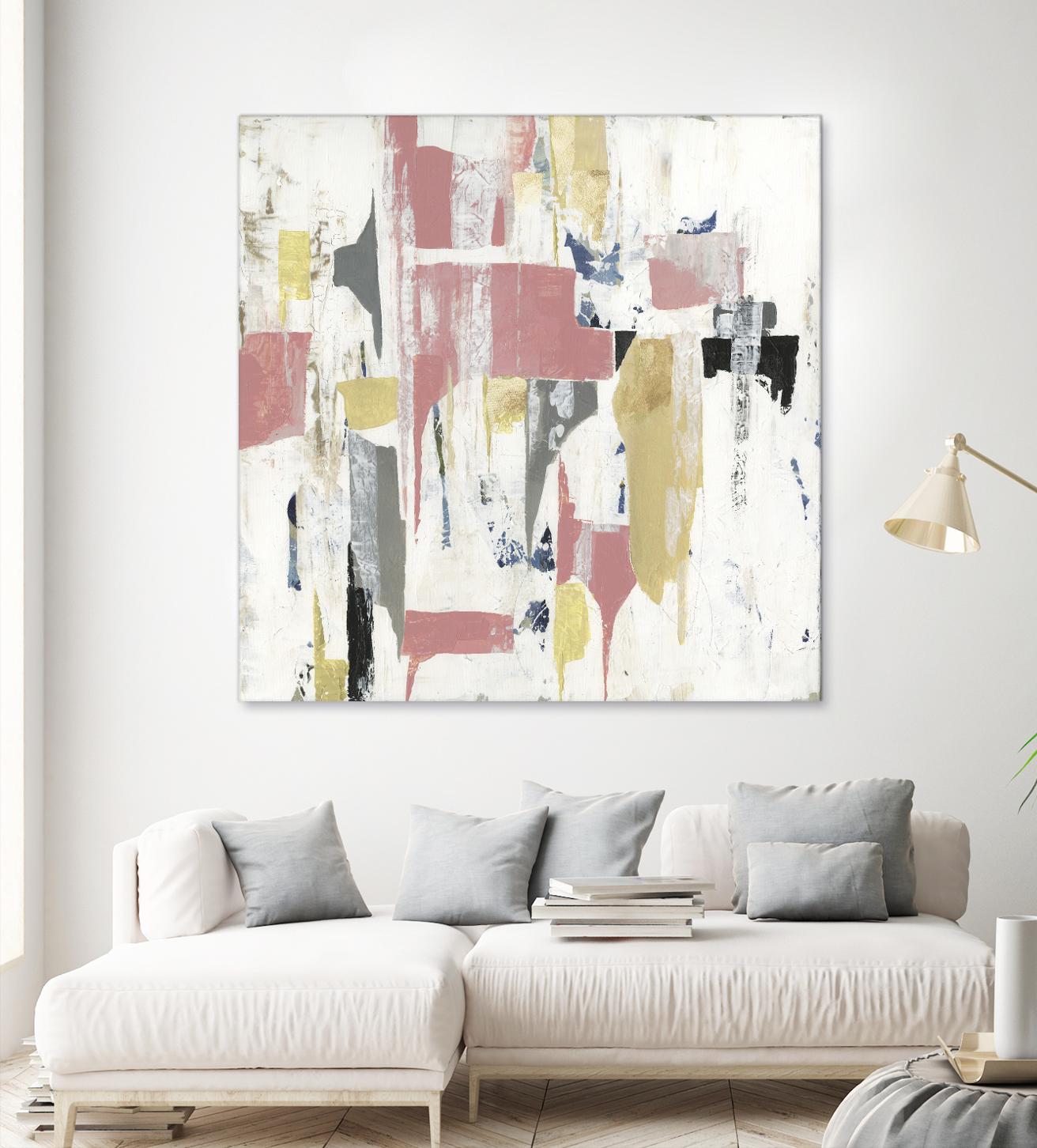 Mid Century by PI Studio on GIANT ART - yellow abstract