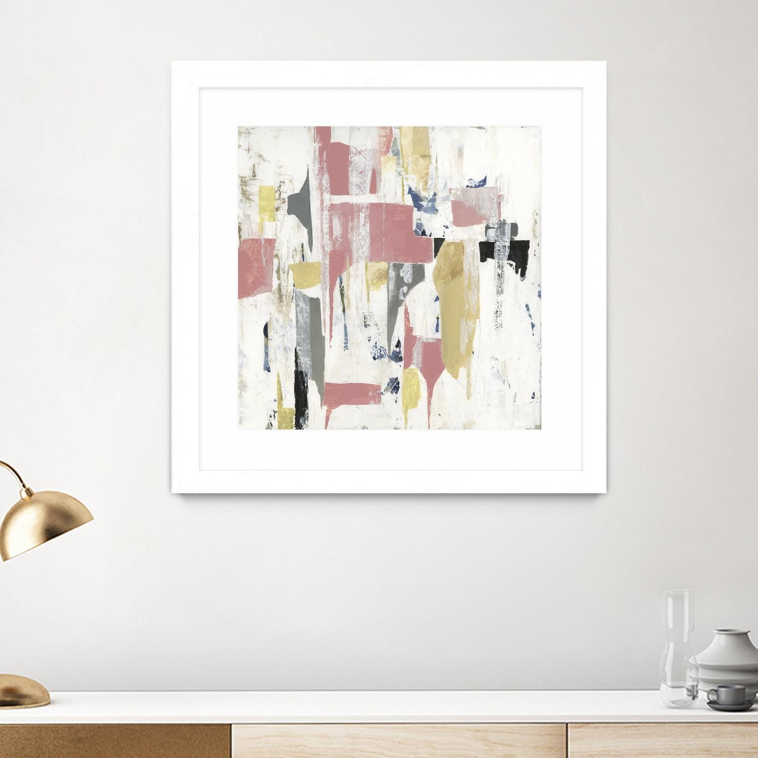 Mid Century by PI Studio on GIANT ART - yellow abstract