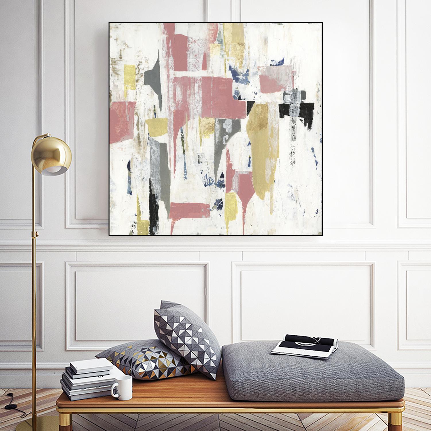 Mid Century by PI Studio on GIANT ART - yellow abstract