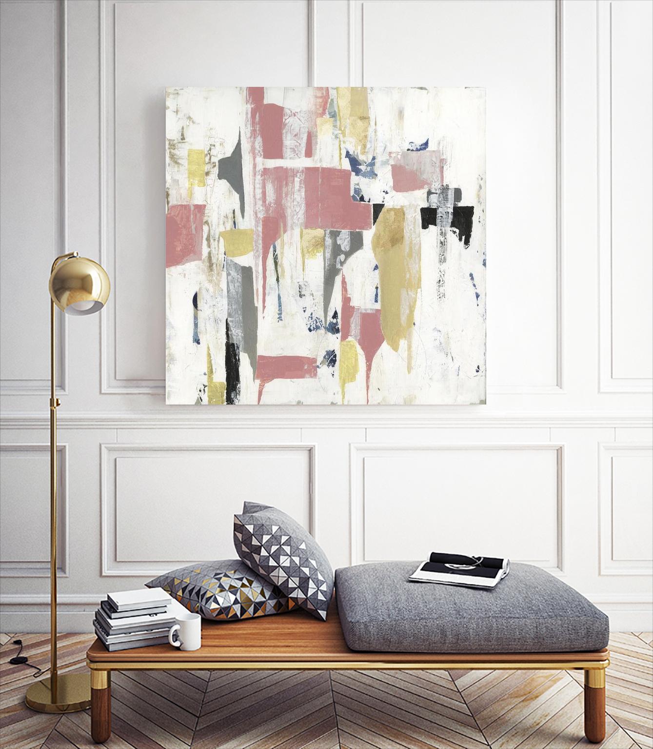 Mid Century by PI Studio on GIANT ART - yellow abstract