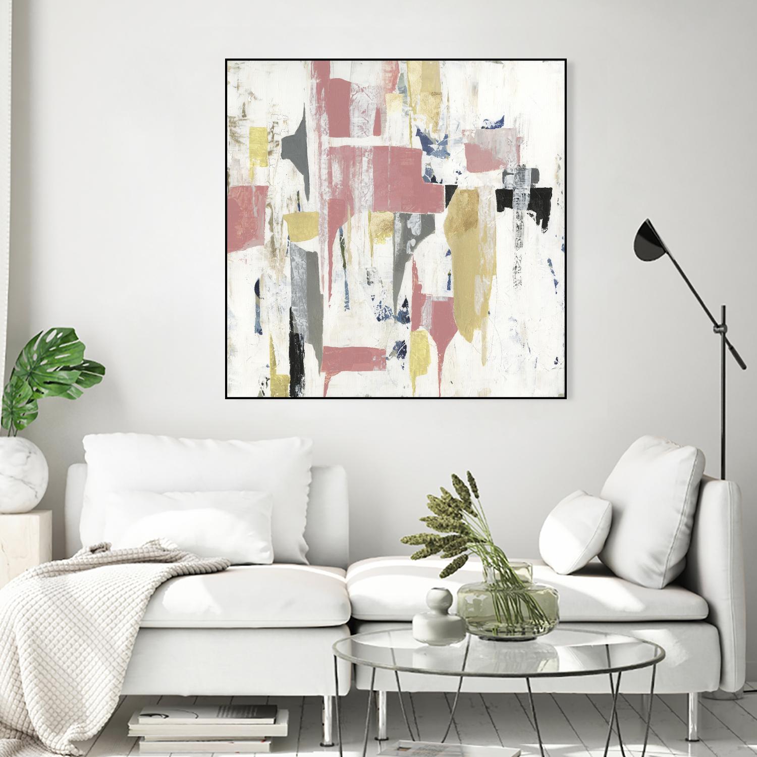 Mid Century by PI Studio on GIANT ART - yellow abstract