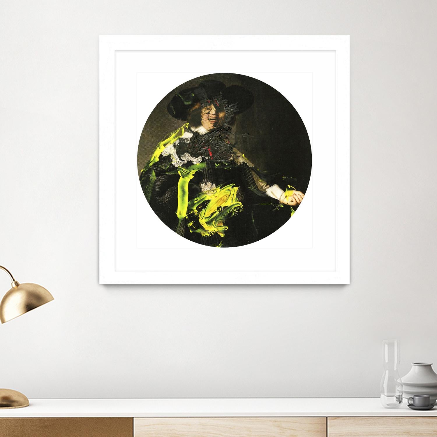 Yellow Vanguard I by PI Studio on GIANT ART - brown contemporary