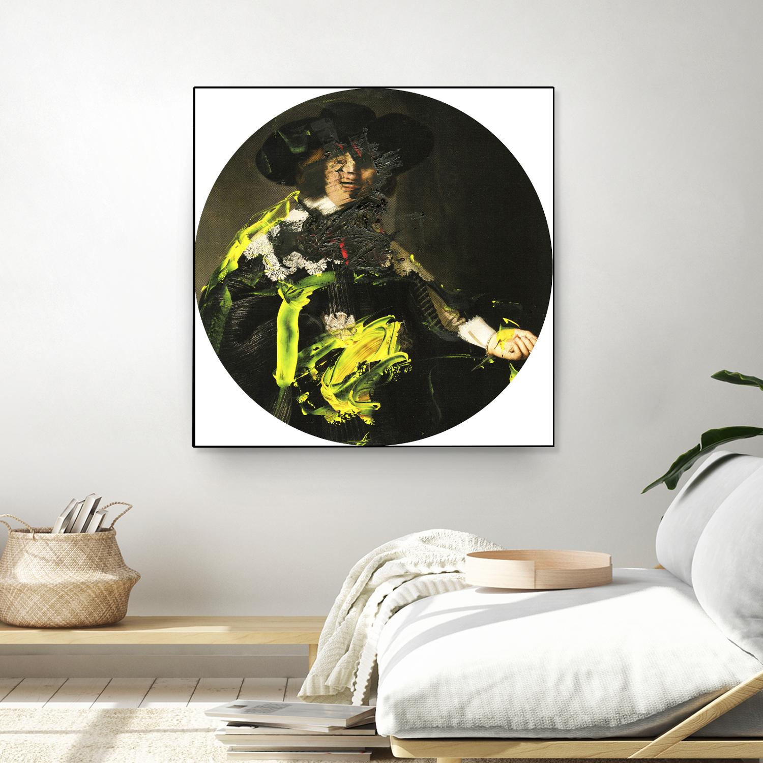 Yellow Vanguard I by PI Studio on GIANT ART - brown contemporary