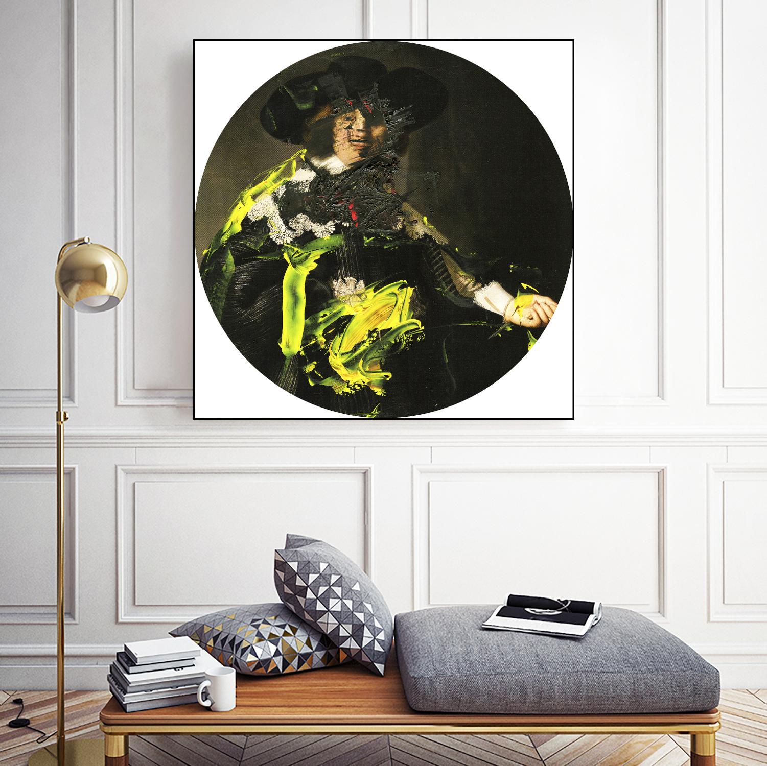 Yellow Vanguard I by PI Studio on GIANT ART - brown contemporary