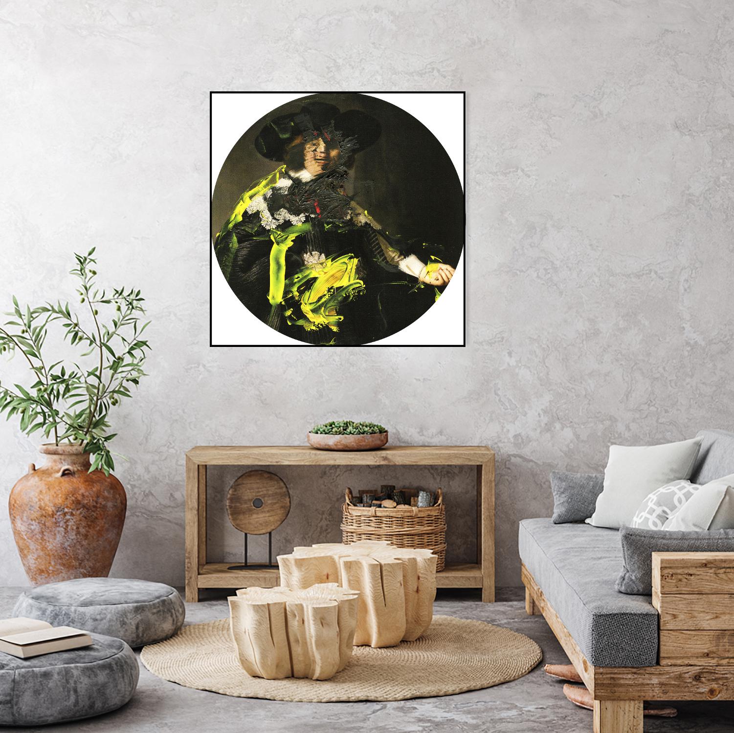 Yellow Vanguard I by PI Studio on GIANT ART - brown contemporary