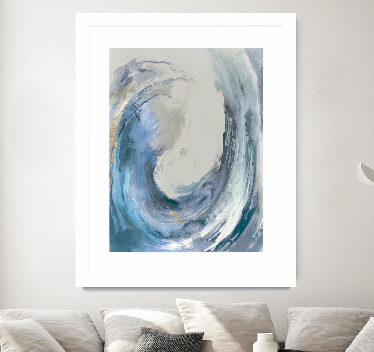 Water Collar by PI Studio on GIANT ART - gold abstract beach