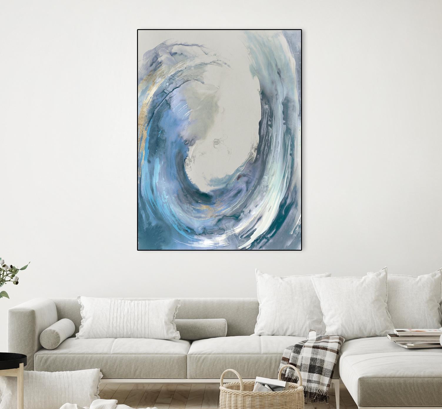 Water Collar by PI Studio on GIANT ART - gold abstract beach