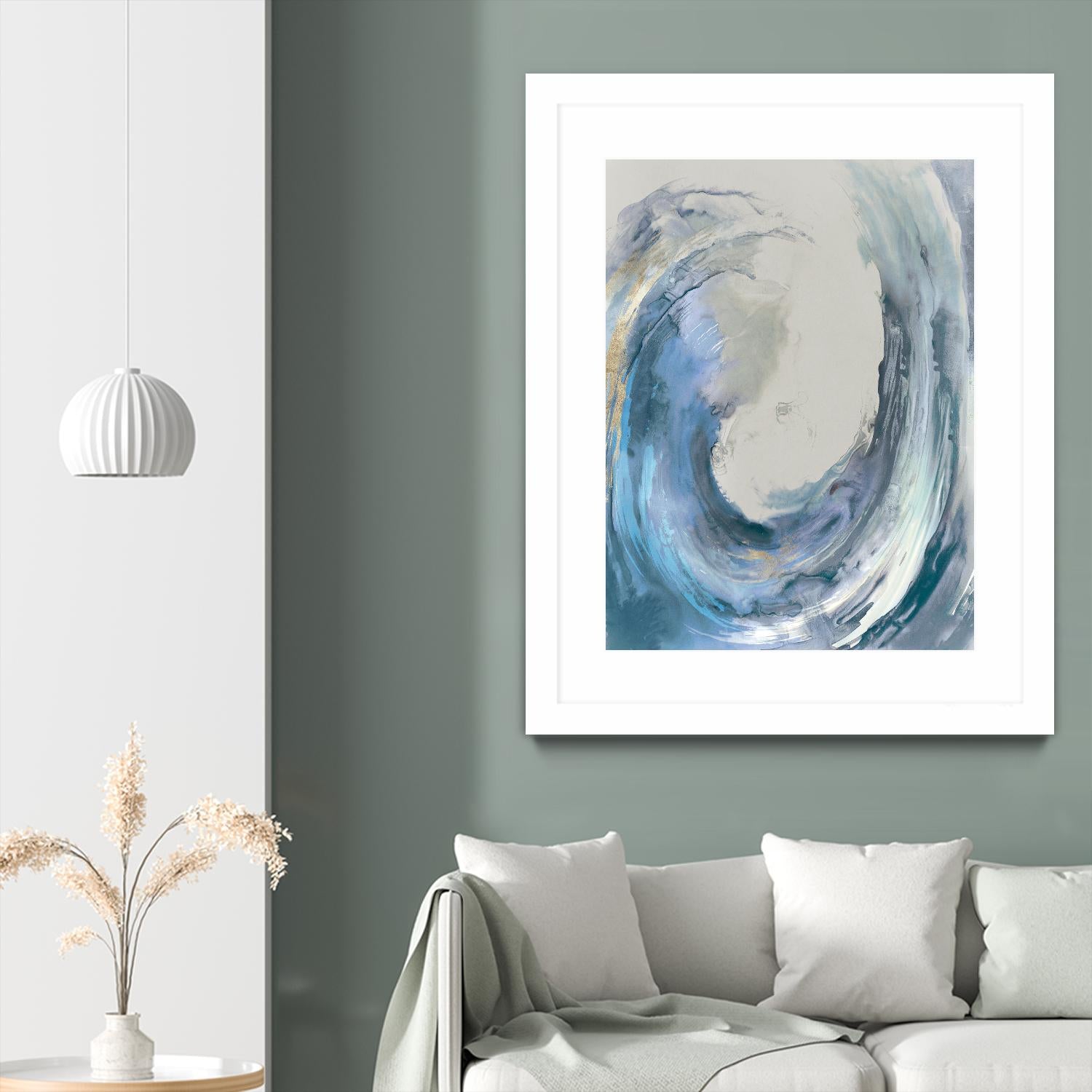 Water Collar by PI Studio on GIANT ART - gold abstract beach