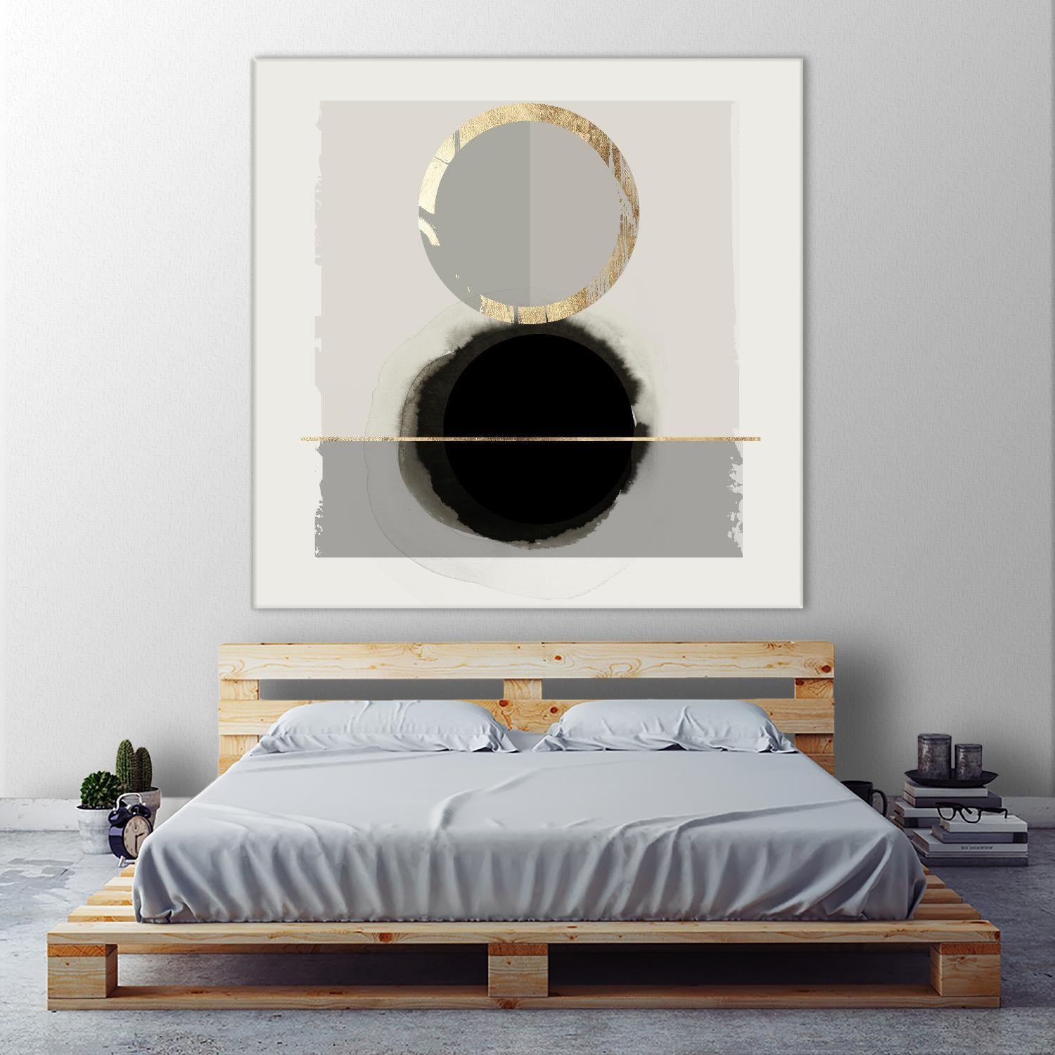 Dream Life Inspired I by PI Studio on GIANT ART - gold watercolour watercoulor