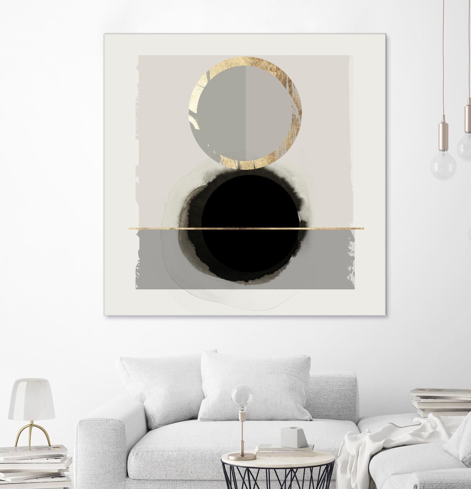 Dream Life Inspired I by PI Studio on GIANT ART - gold watercolour watercoulor