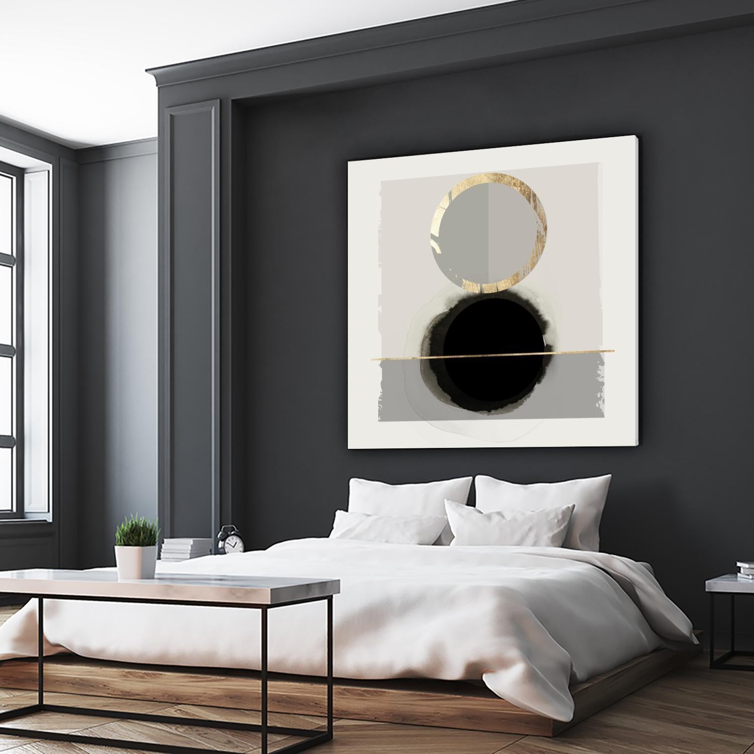 Dream Life Inspired I by PI Studio on GIANT ART - gold watercolour watercoulor