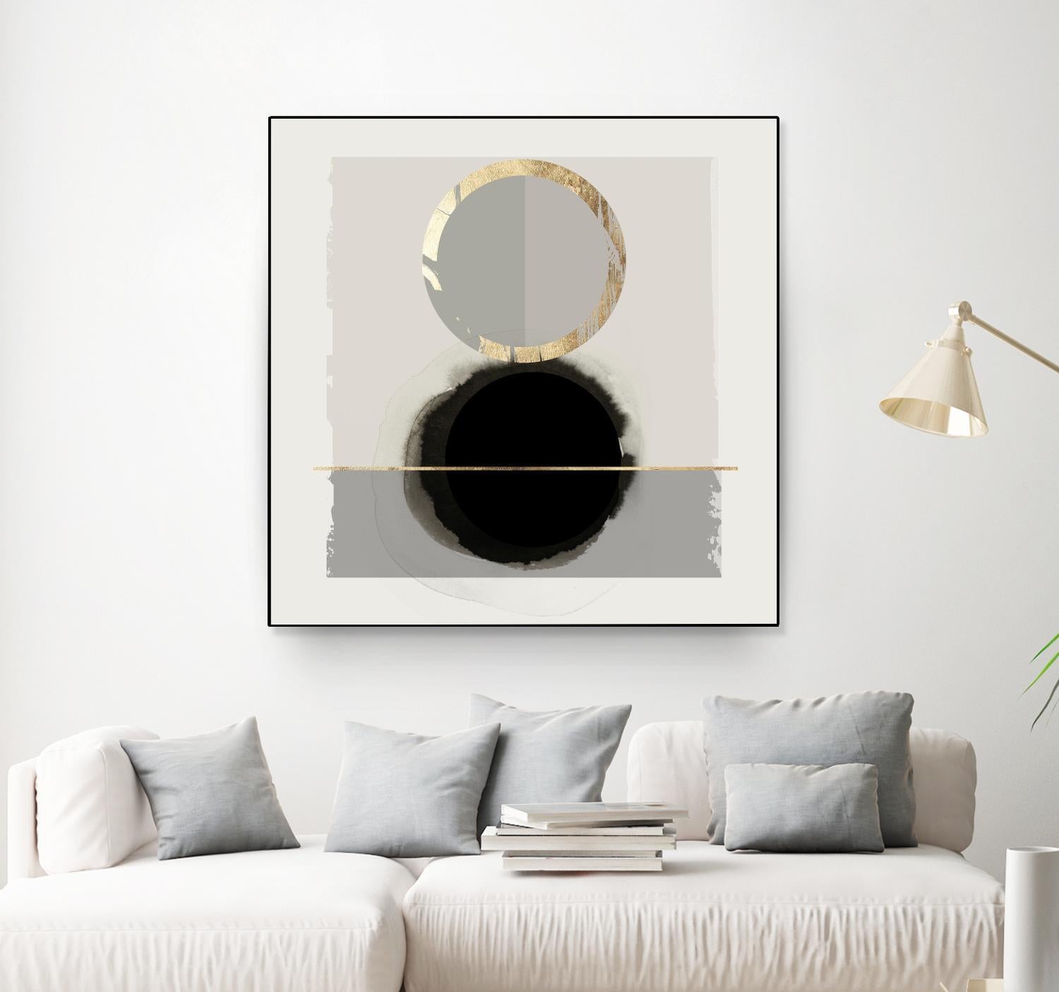 Dream Life Inspired I by PI Studio on GIANT ART - gold watercolour watercoulor