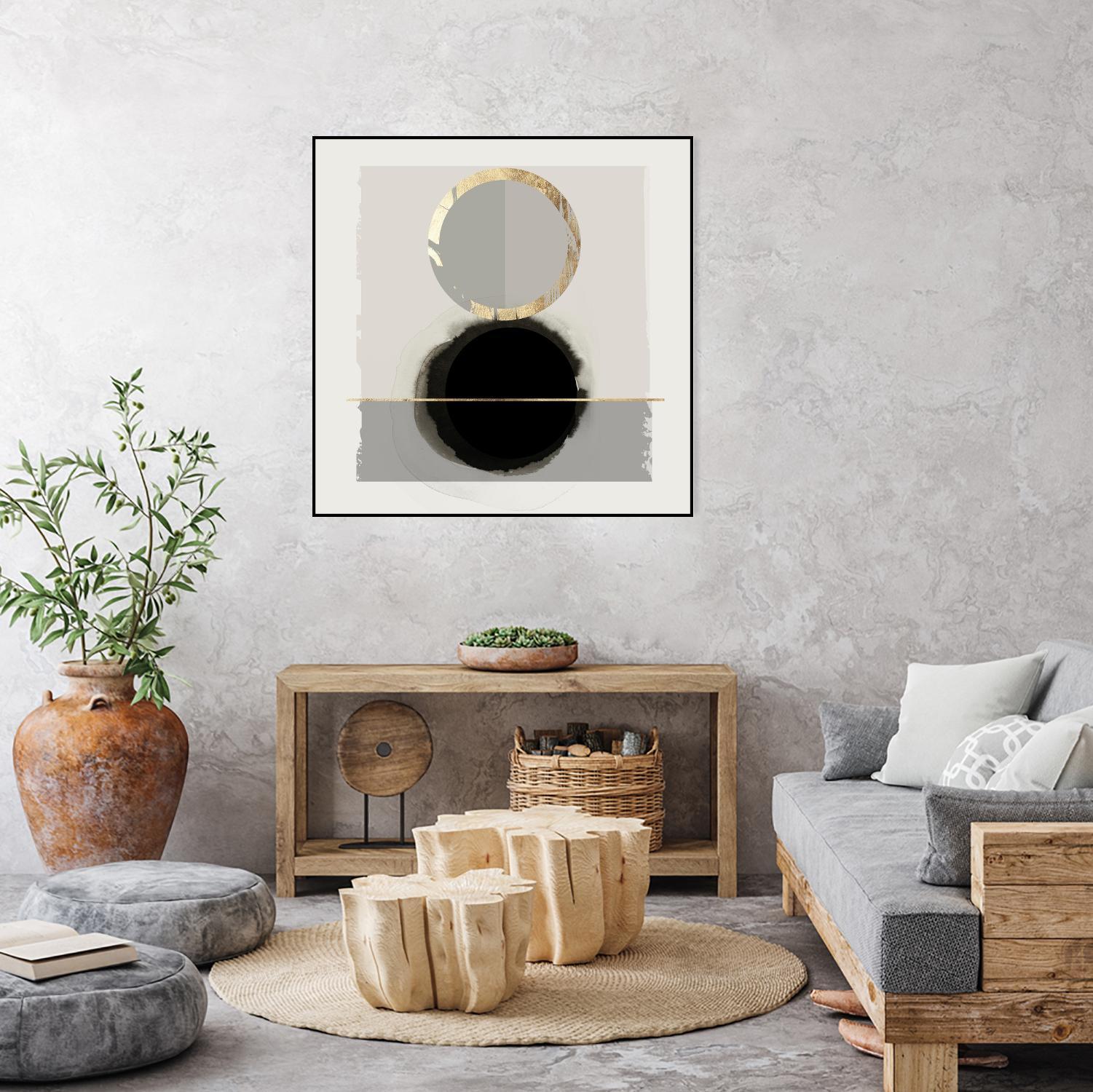 Dream Life Inspired I by PI Studio on GIANT ART - gold watercolour watercoulor