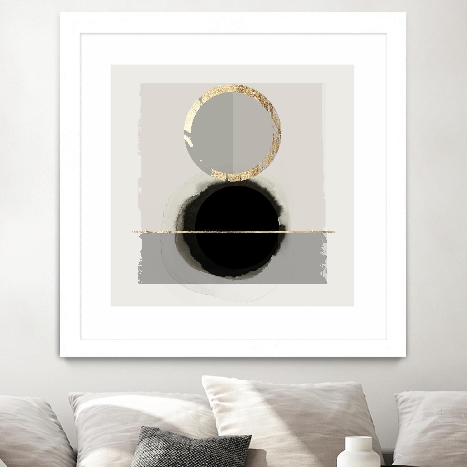 Dream Life Inspired I by PI Studio on GIANT ART - gold watercolour watercoulor