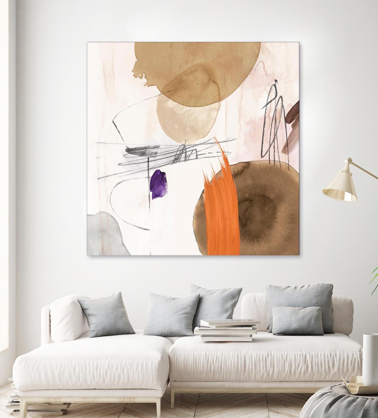 Velvet At Dusk II by PI Studio on GIANT ART - orange abstract abstract