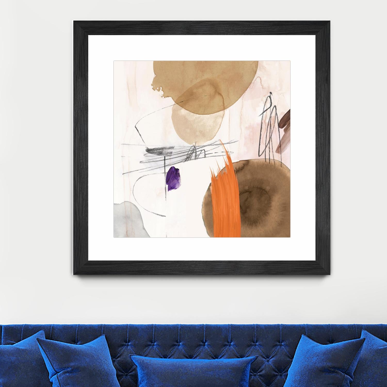 Velvet At Dusk II by PI Studio on GIANT ART - orange abstract abstract