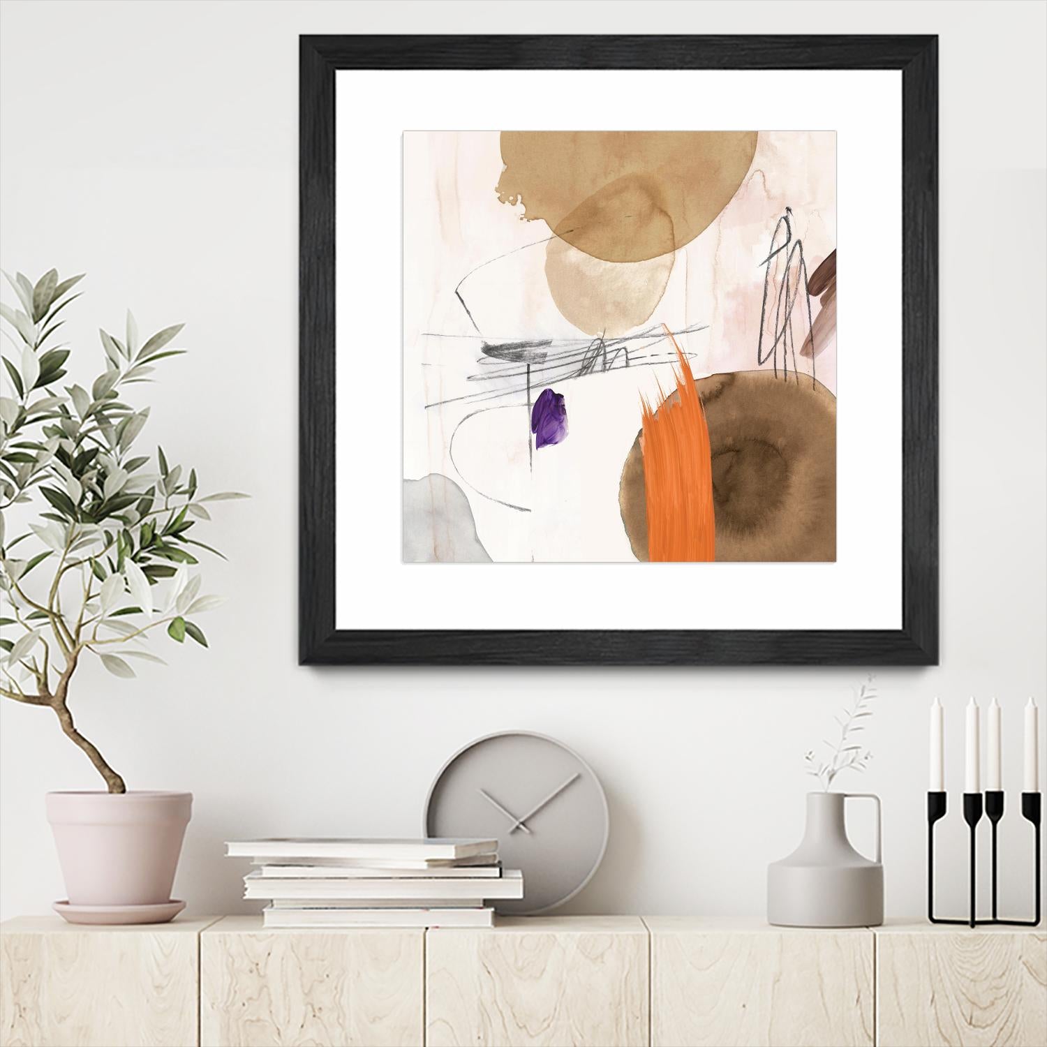 Velvet At Dusk II by PI Studio on GIANT ART - orange abstract abstract