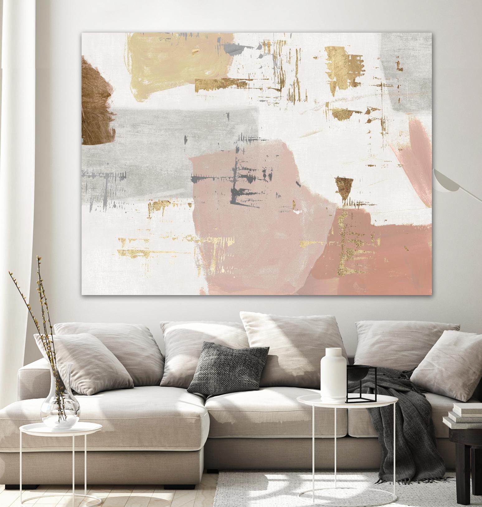 A Rose's Touch by PI Studio on GIANT ART - gold abstract abstract