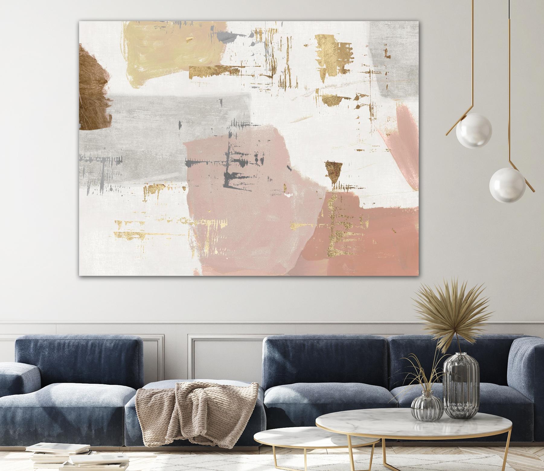 A Rose's Touch by PI Studio on GIANT ART - gold abstract abstract