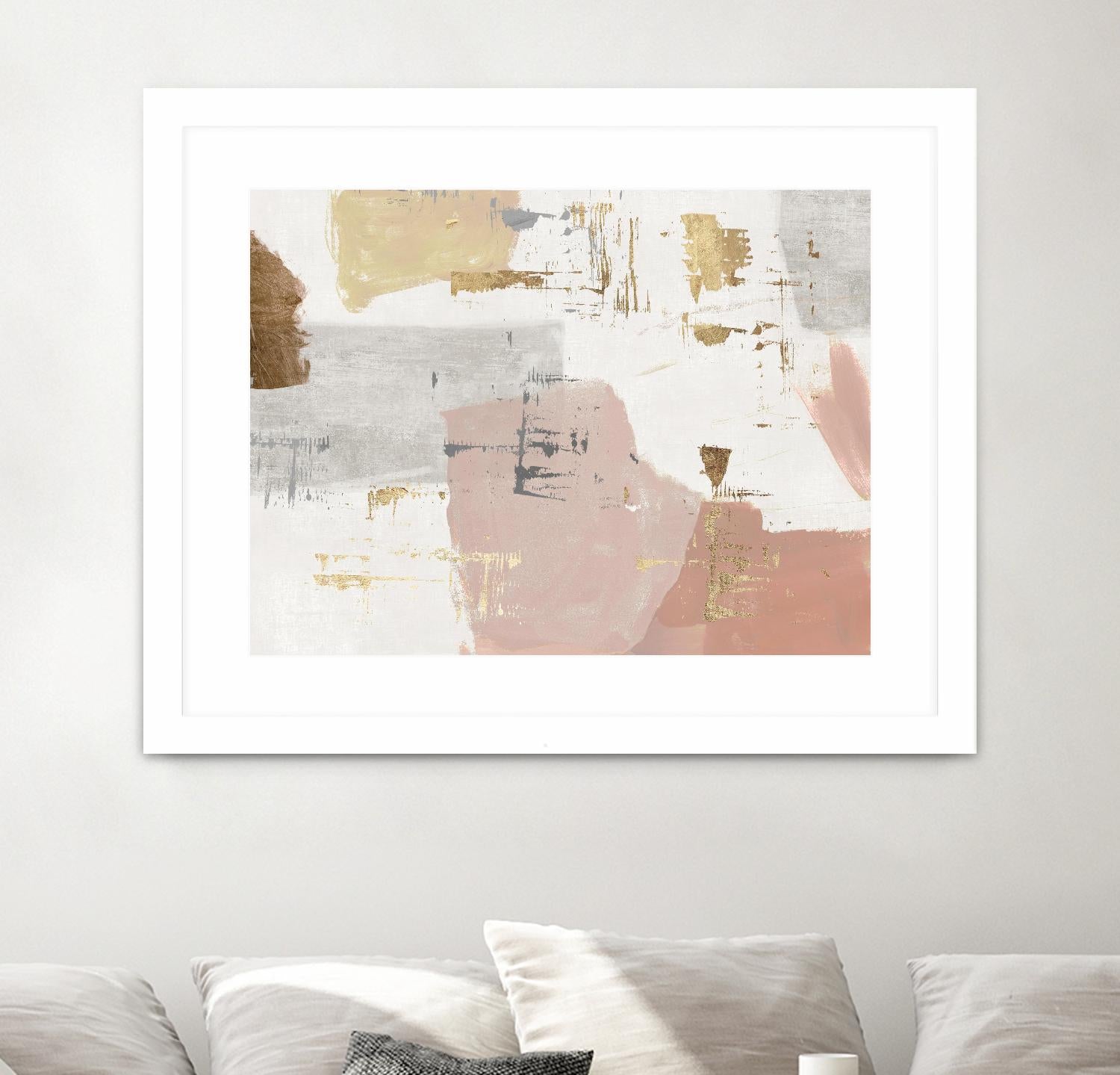 A Rose's Touch by PI Studio on GIANT ART - gold abstract abstract
