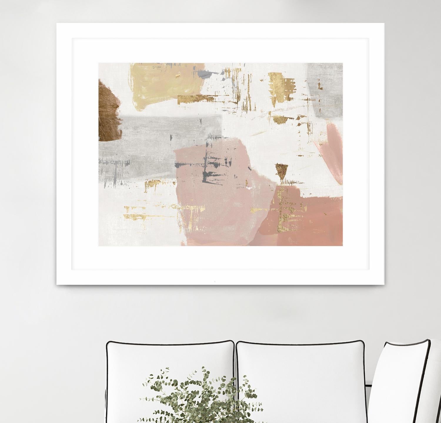 A Rose's Touch by PI Studio on GIANT ART - gold abstract abstract
