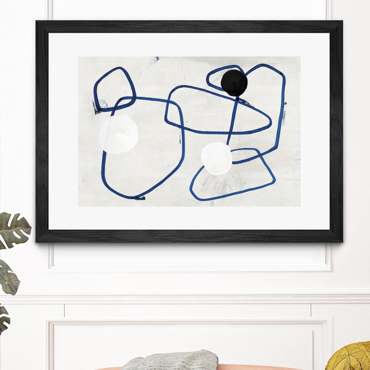 Midblue I by PI Studio on GIANT ART - blue linear