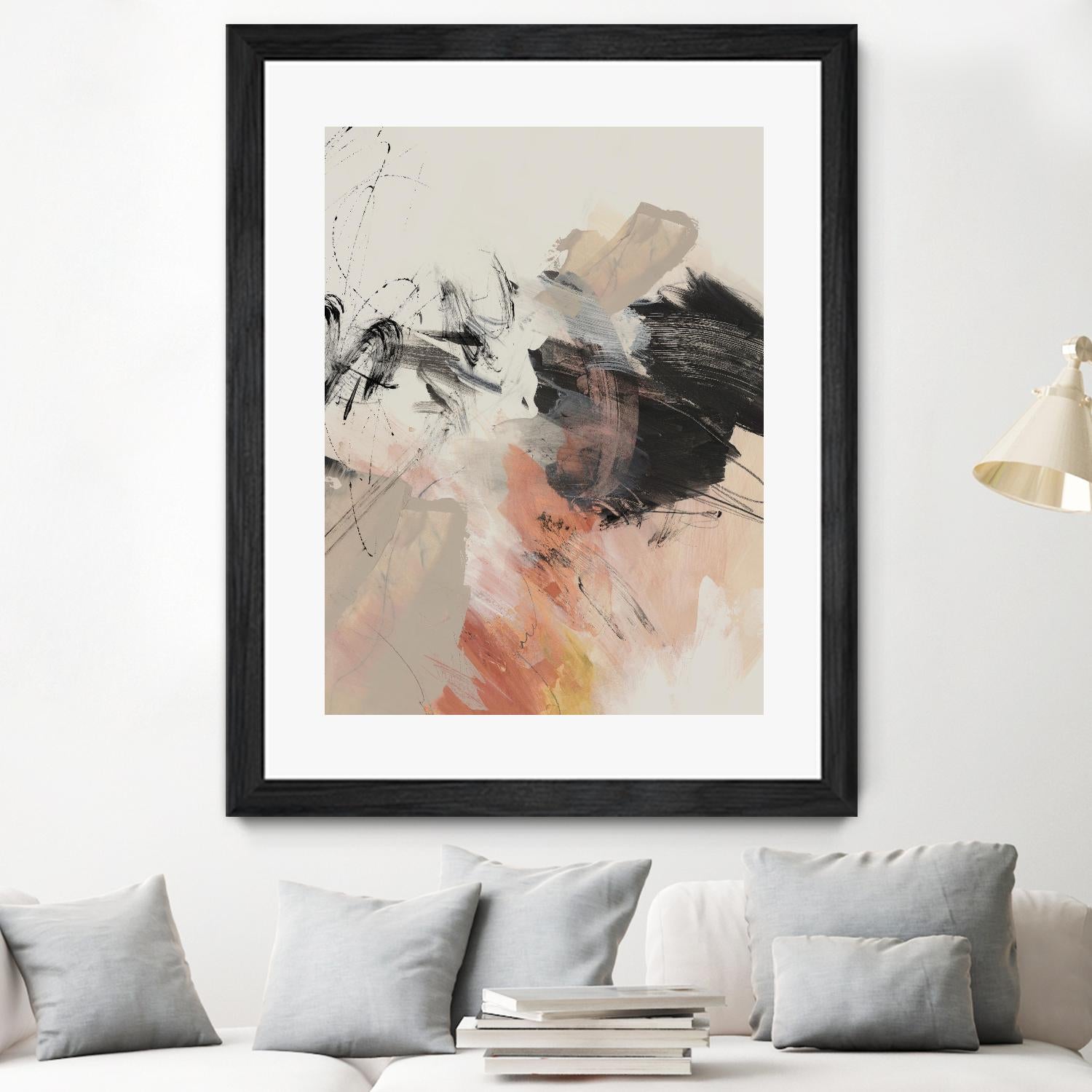 Grapefruit II by PI Studio on GIANT ART - beige abstract abstract