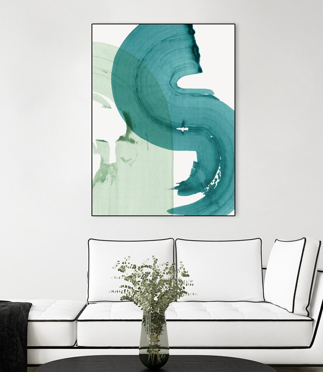 Green Movement I by PI Studio on GIANT ART - green abstract abstract