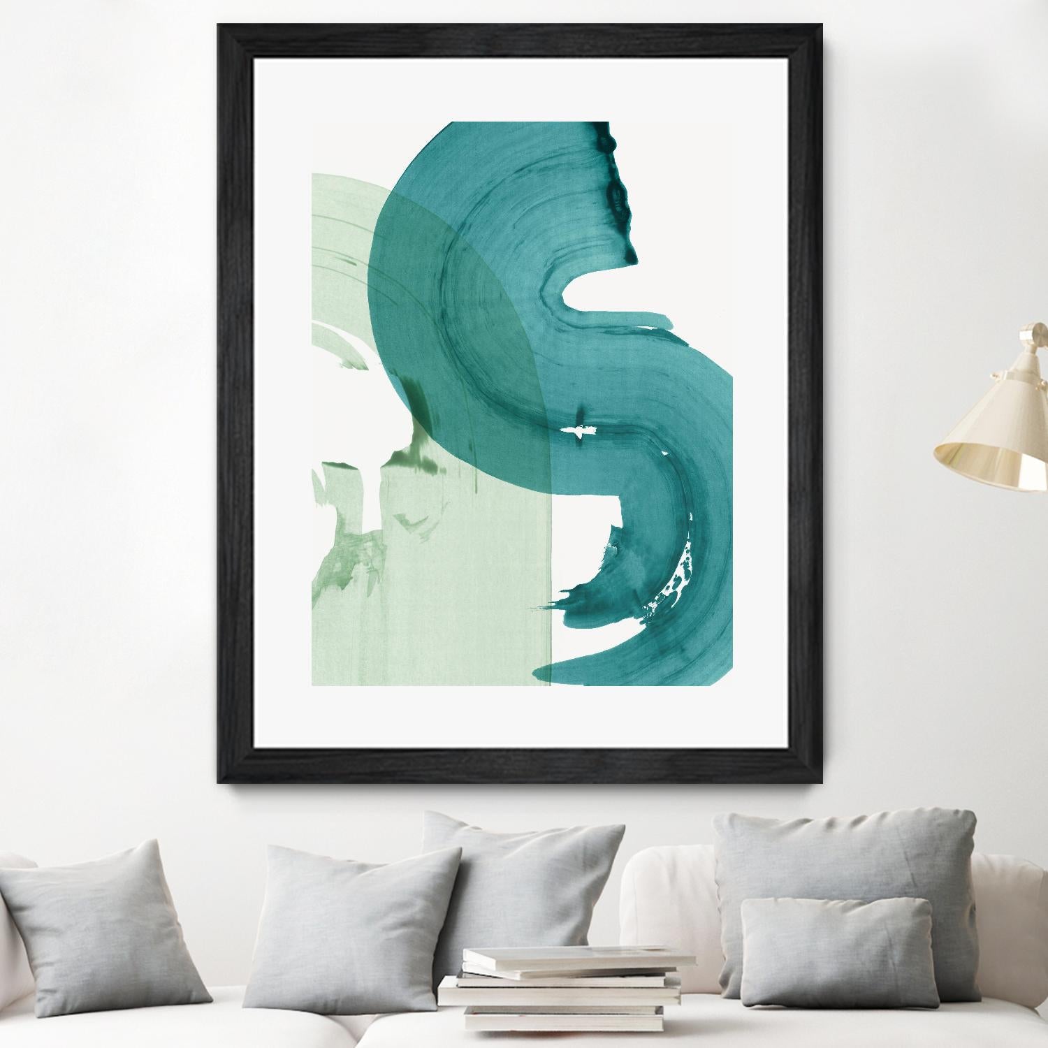 Green Movement I by PI Studio on GIANT ART - green abstract abstract