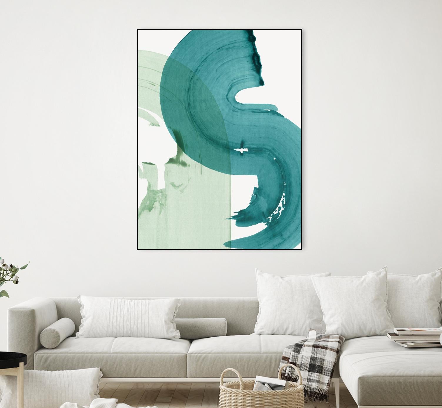 Green Movement I by PI Studio on GIANT ART - green abstract abstract