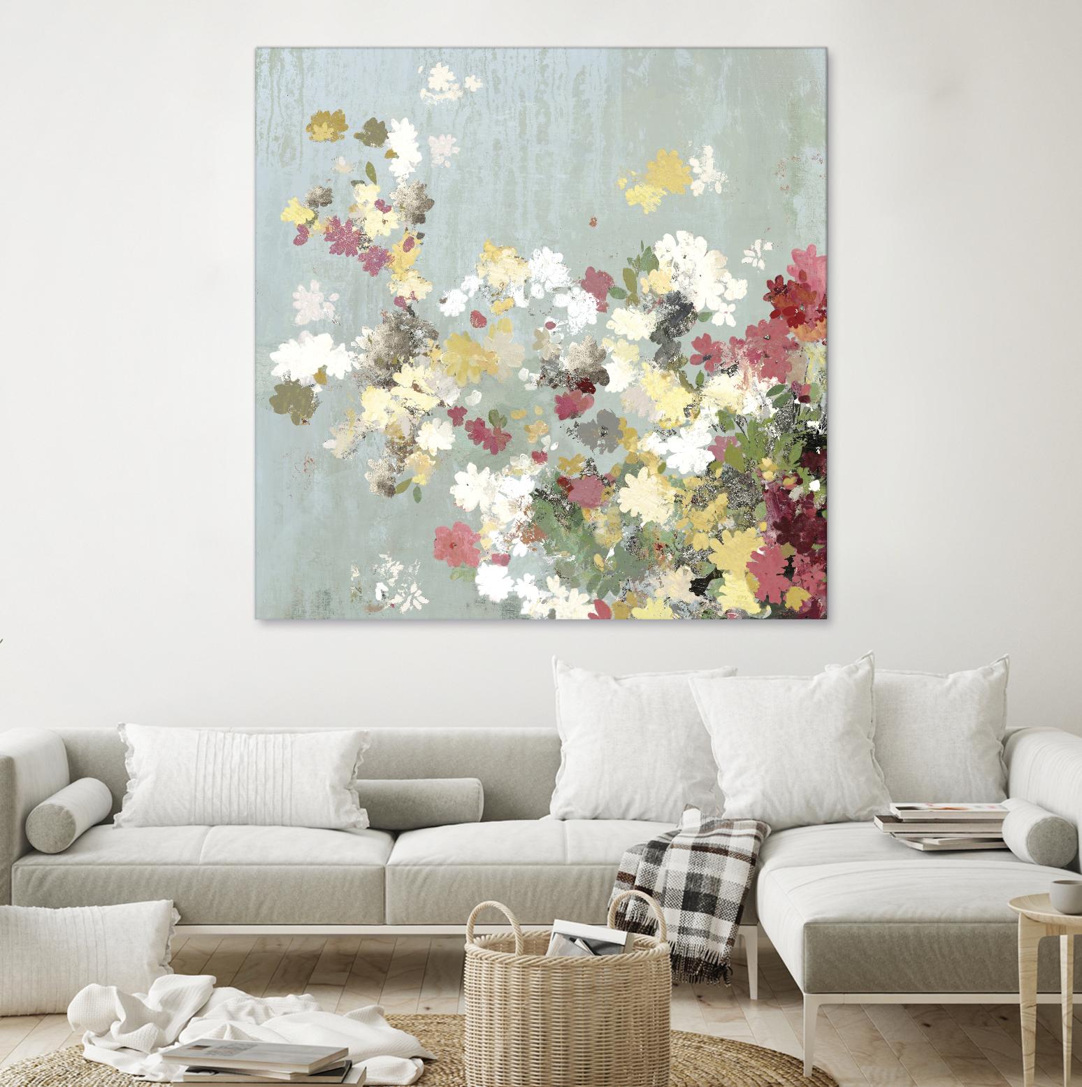 Abstract Bouquet I by Allison Pearce on GIANT ART - white floral