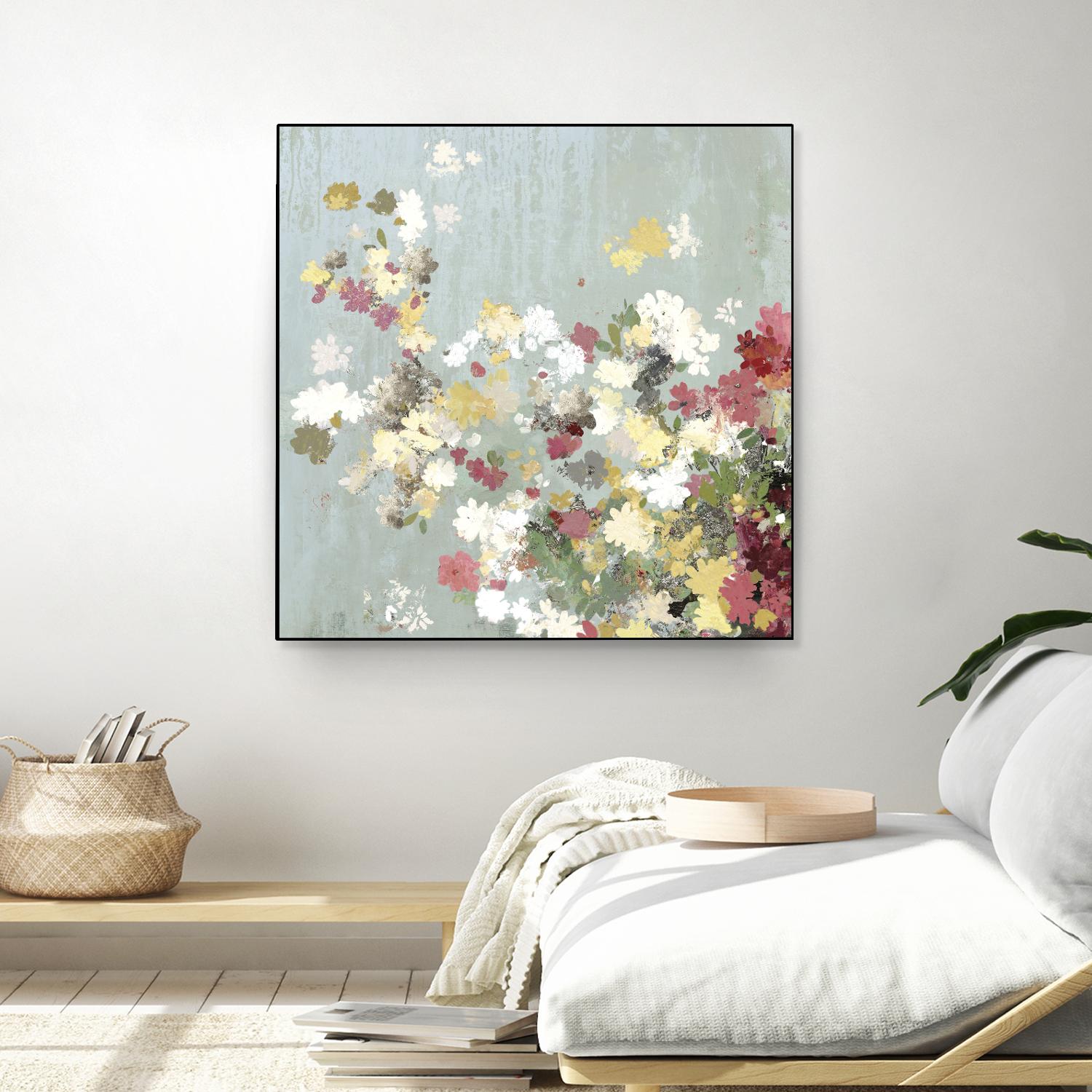 Abstract Bouquet I by Allison Pearce on GIANT ART - white floral