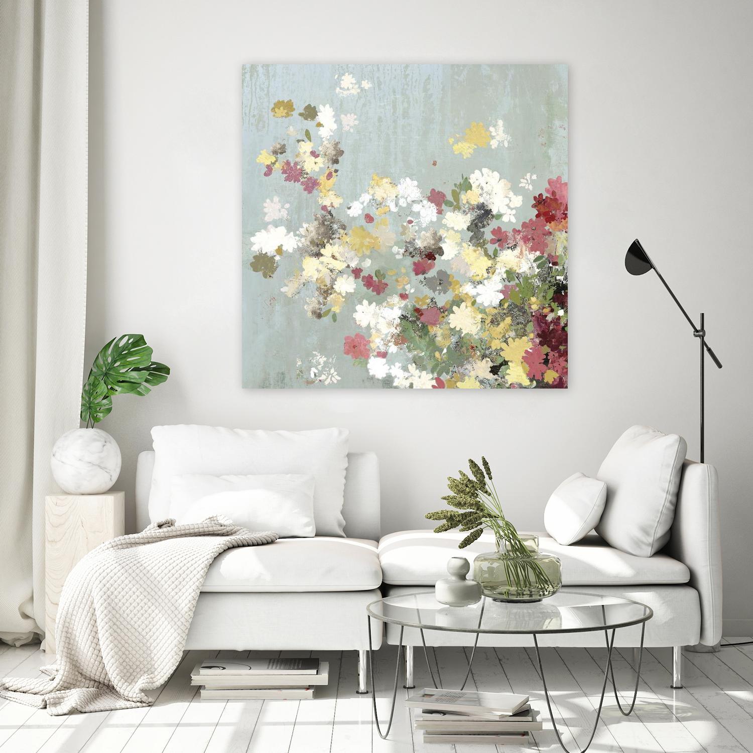 Abstract Bouquet I by Allison Pearce on GIANT ART - white floral