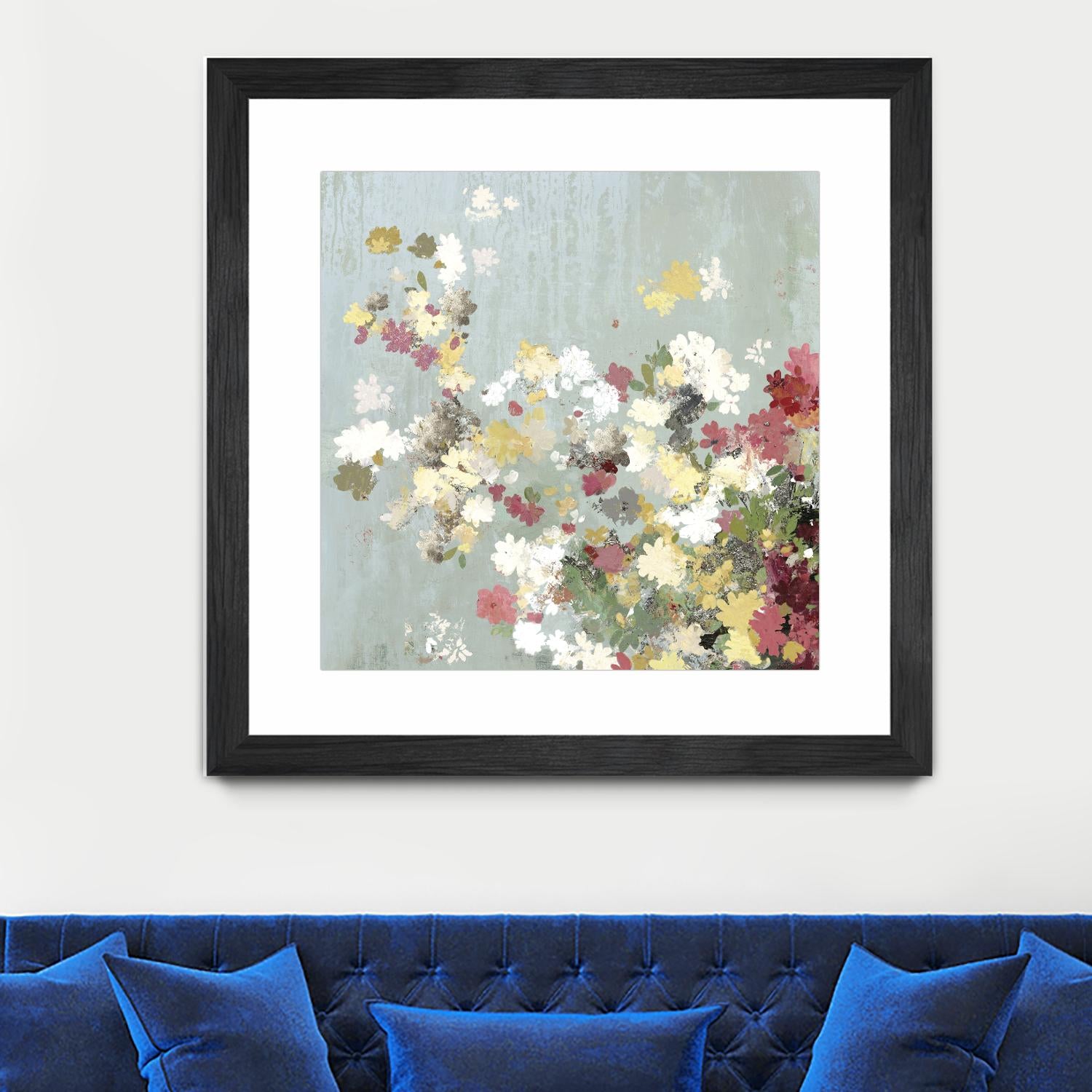 Abstract Bouquet I by Allison Pearce on GIANT ART - white floral