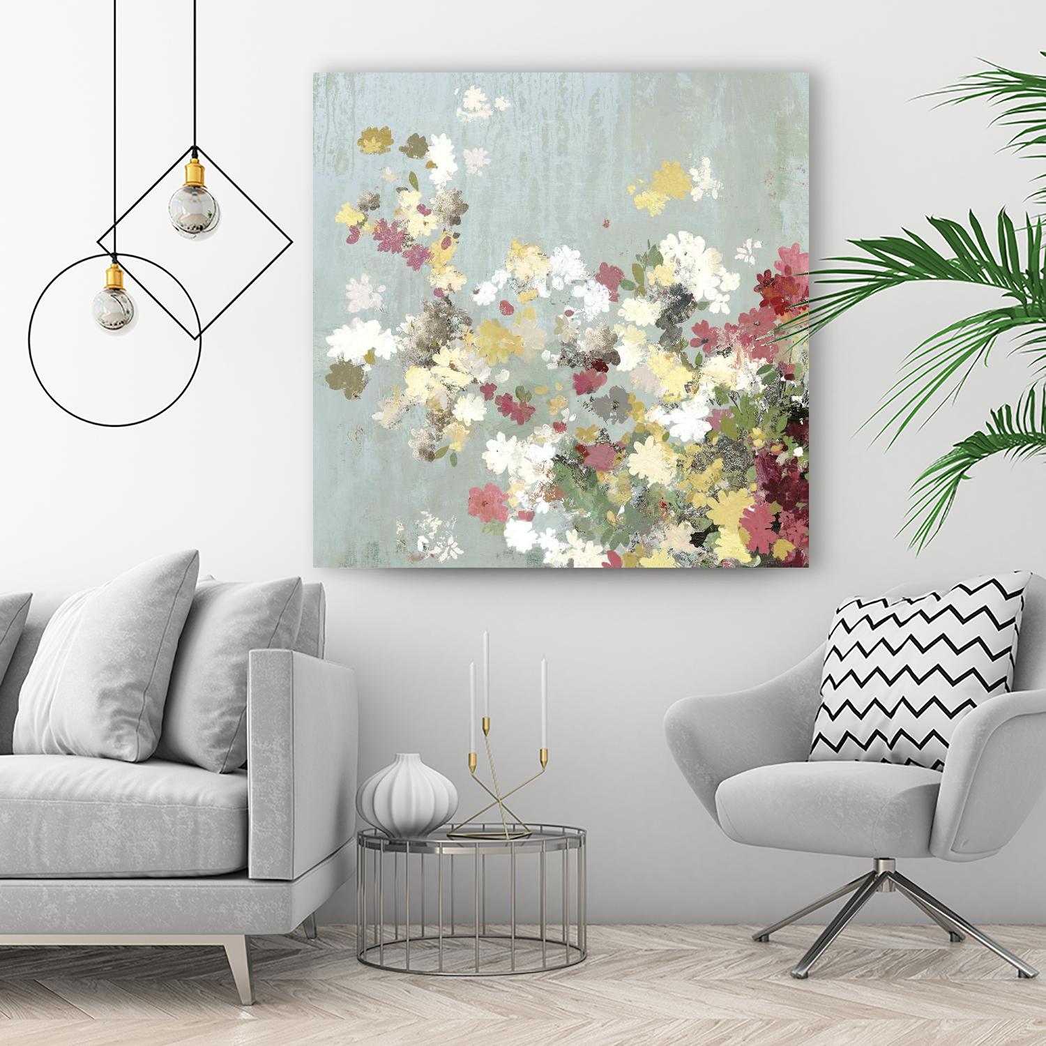 Abstract Bouquet I by Allison Pearce on GIANT ART - white floral