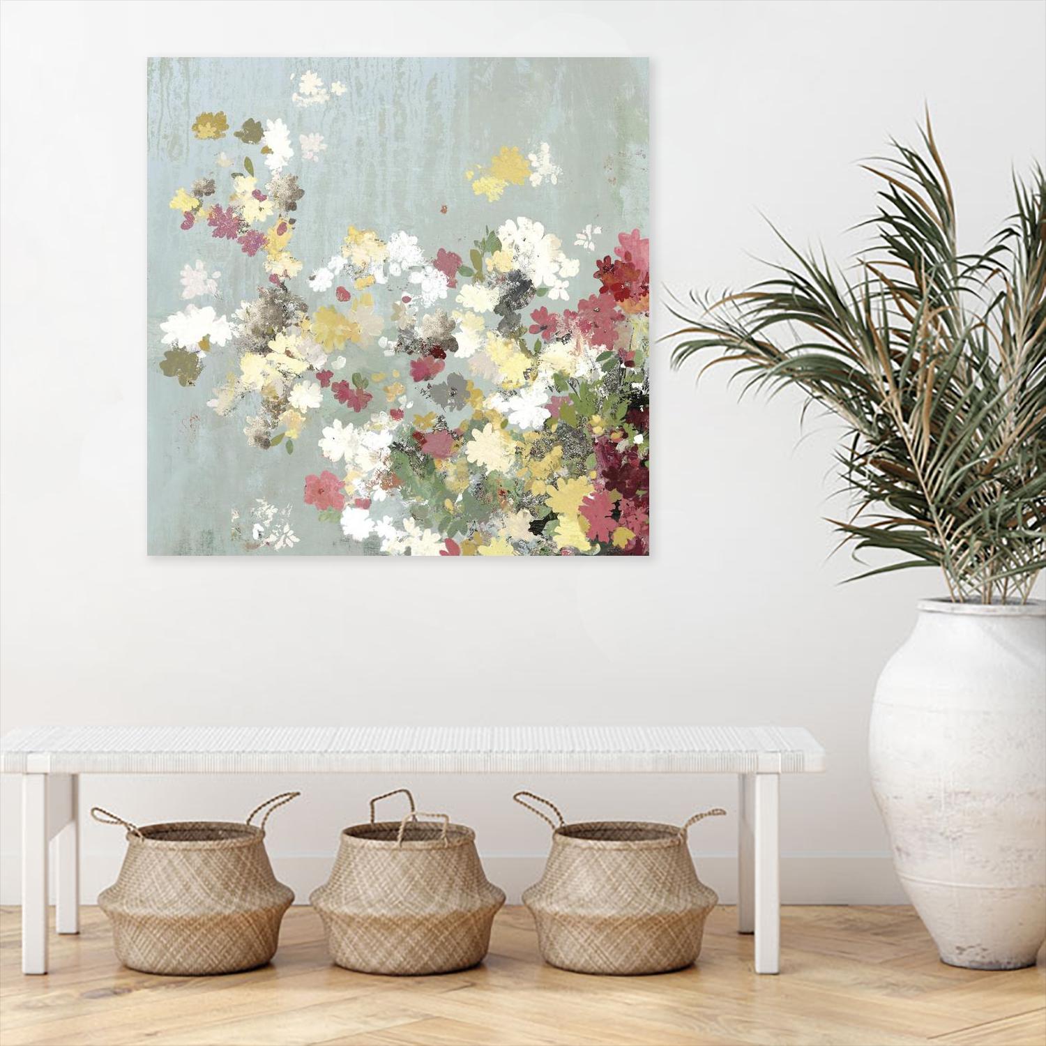 Abstract Bouquet I by Allison Pearce on GIANT ART - white floral