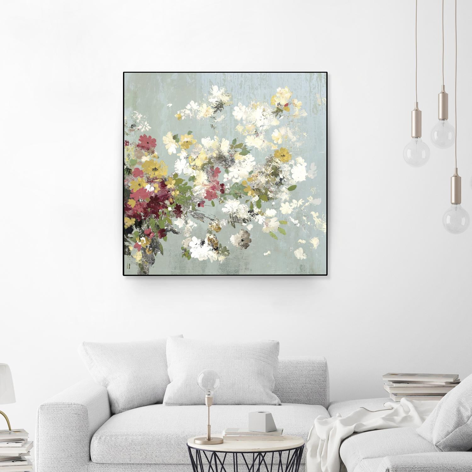 Abstract Bouquet II by Allison Pearce on GIANT ART - white floral