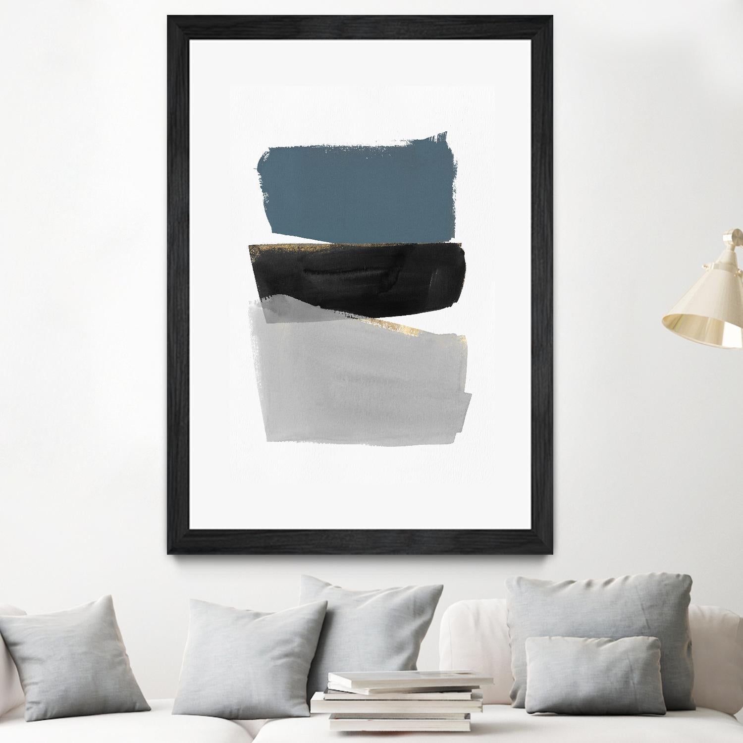 Stacked Blocks by PI Studio on GIANT ART - gold shapes rothko