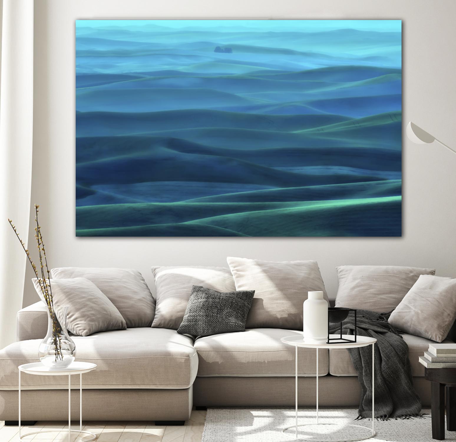 Evening Rhapsody by Don Schwartz on GIANT ART - blue photo art