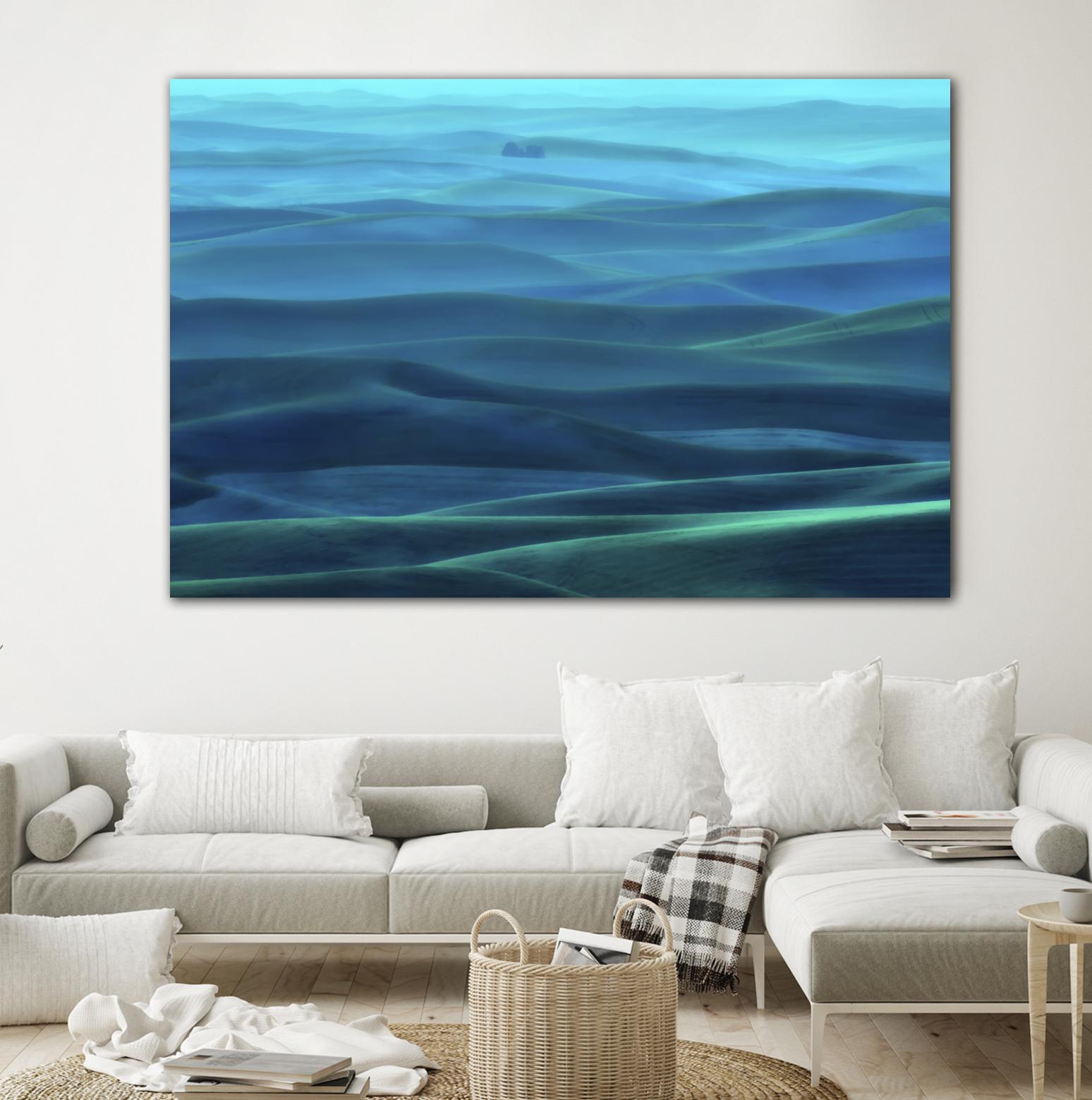 Evening Rhapsody by Don Schwartz on GIANT ART - blue photo art