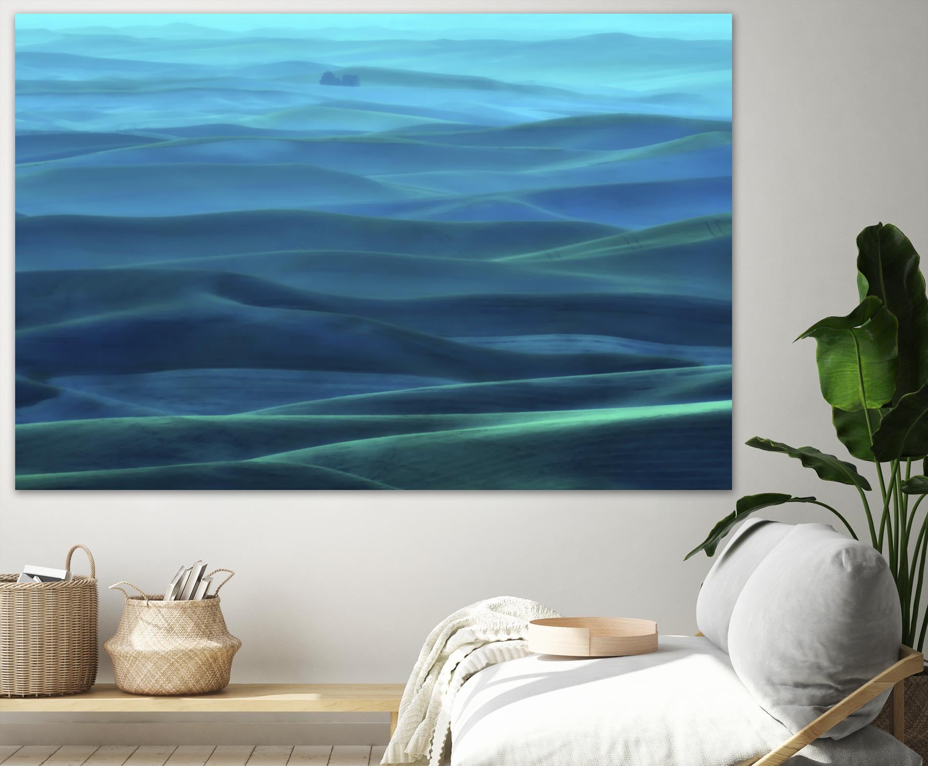 Evening Rhapsody by Don Schwartz on GIANT ART - blue photo art